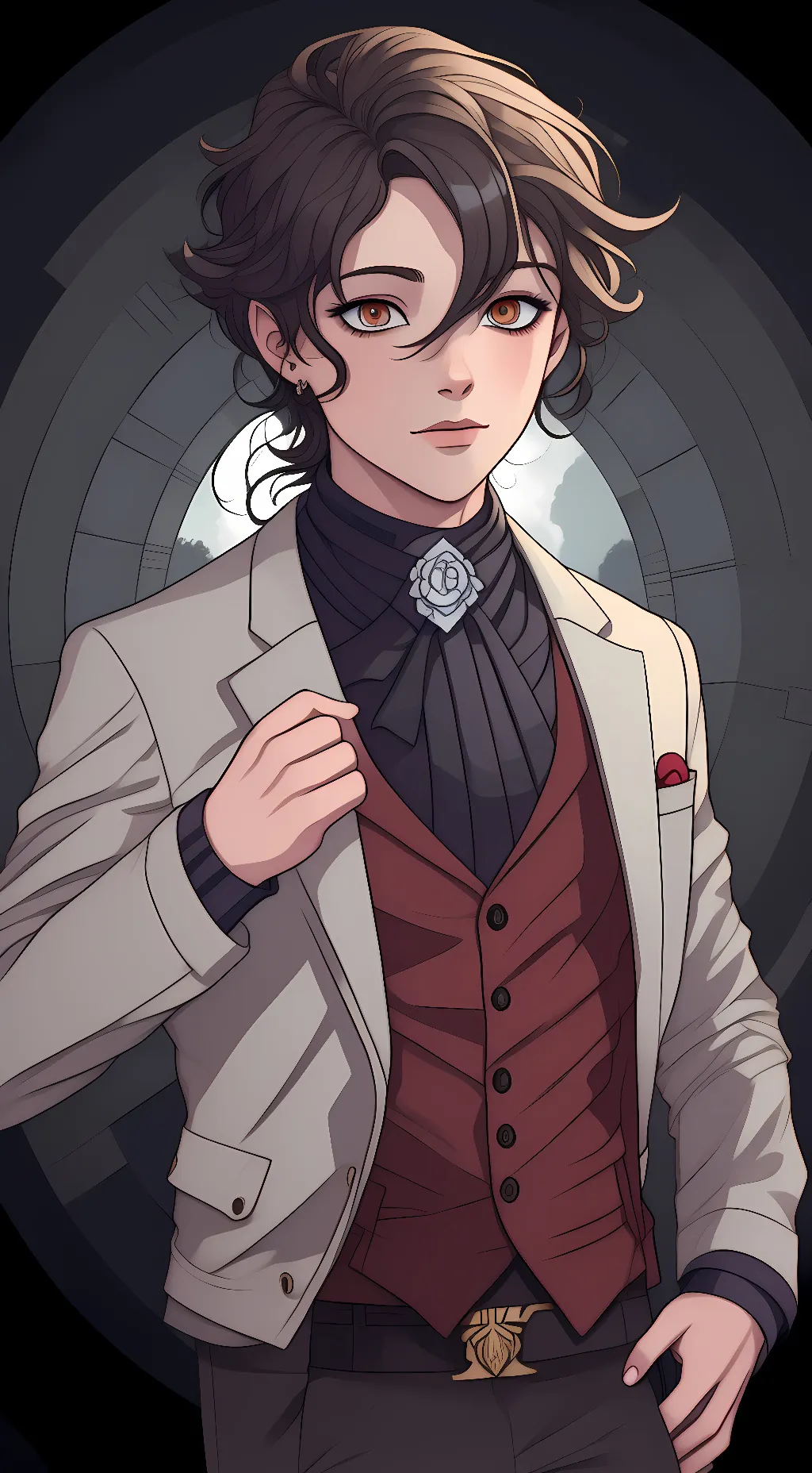 ai character: Leo background