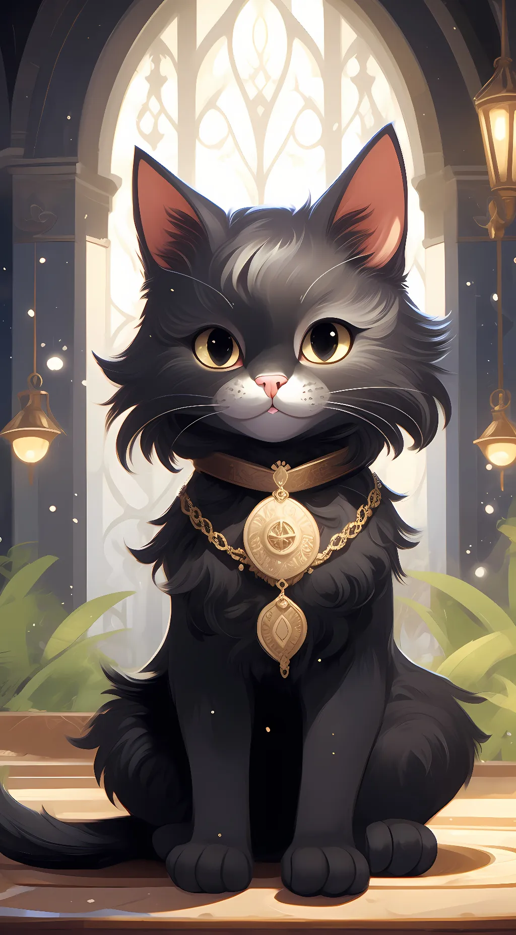 ai character: your life as a cat background