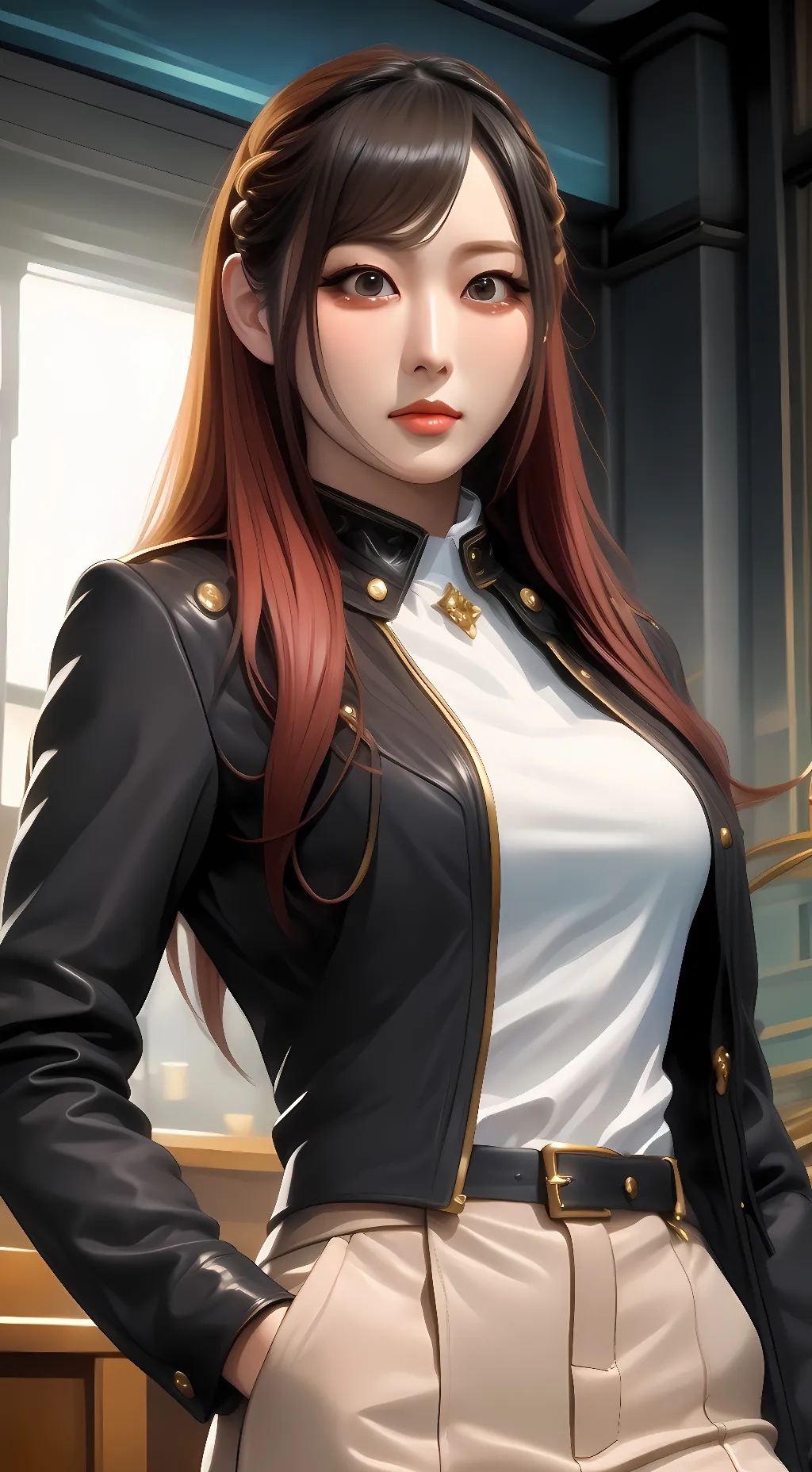ai character: Iyo Sky  background