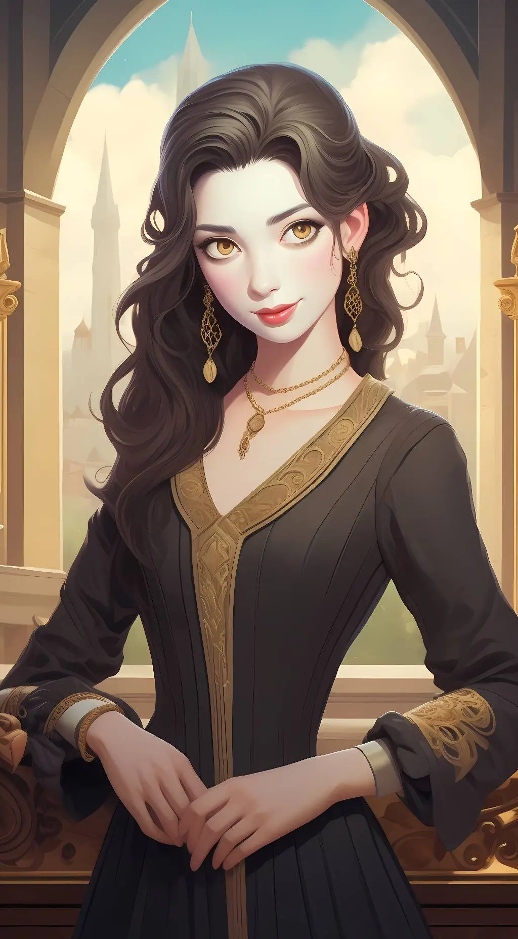 ai character: Raine DiCampli background