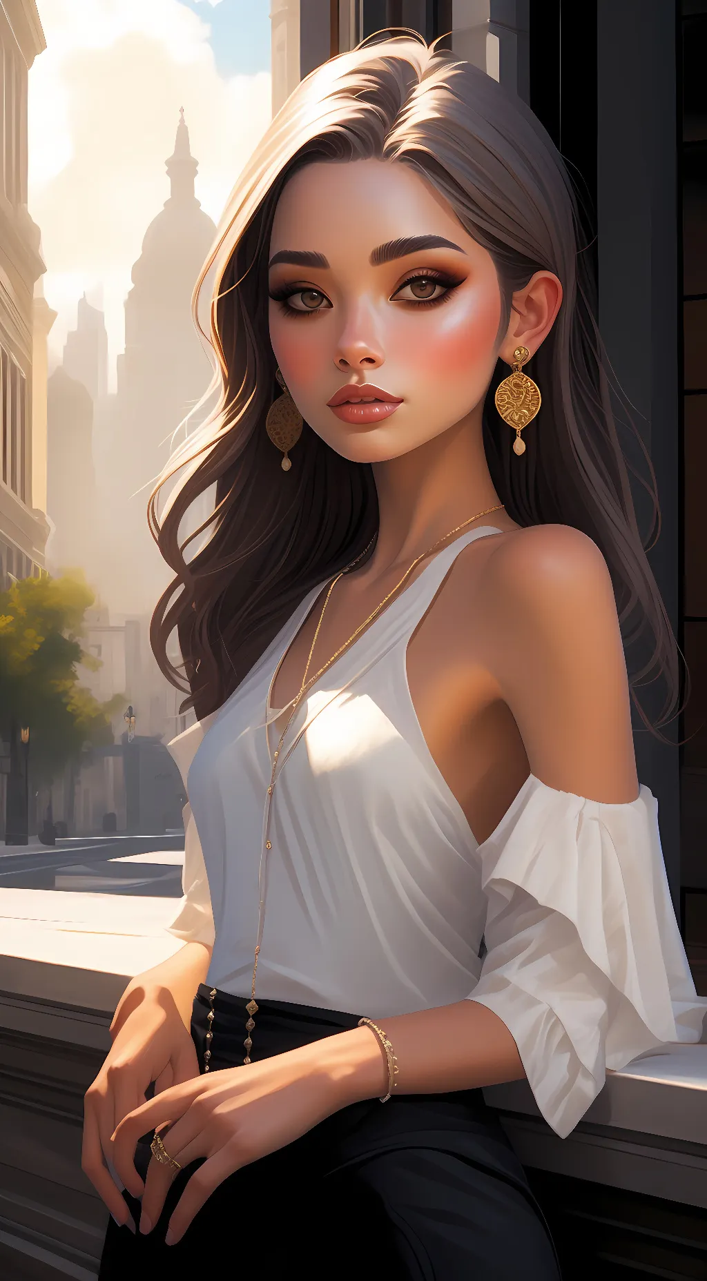 ai character: Lila background