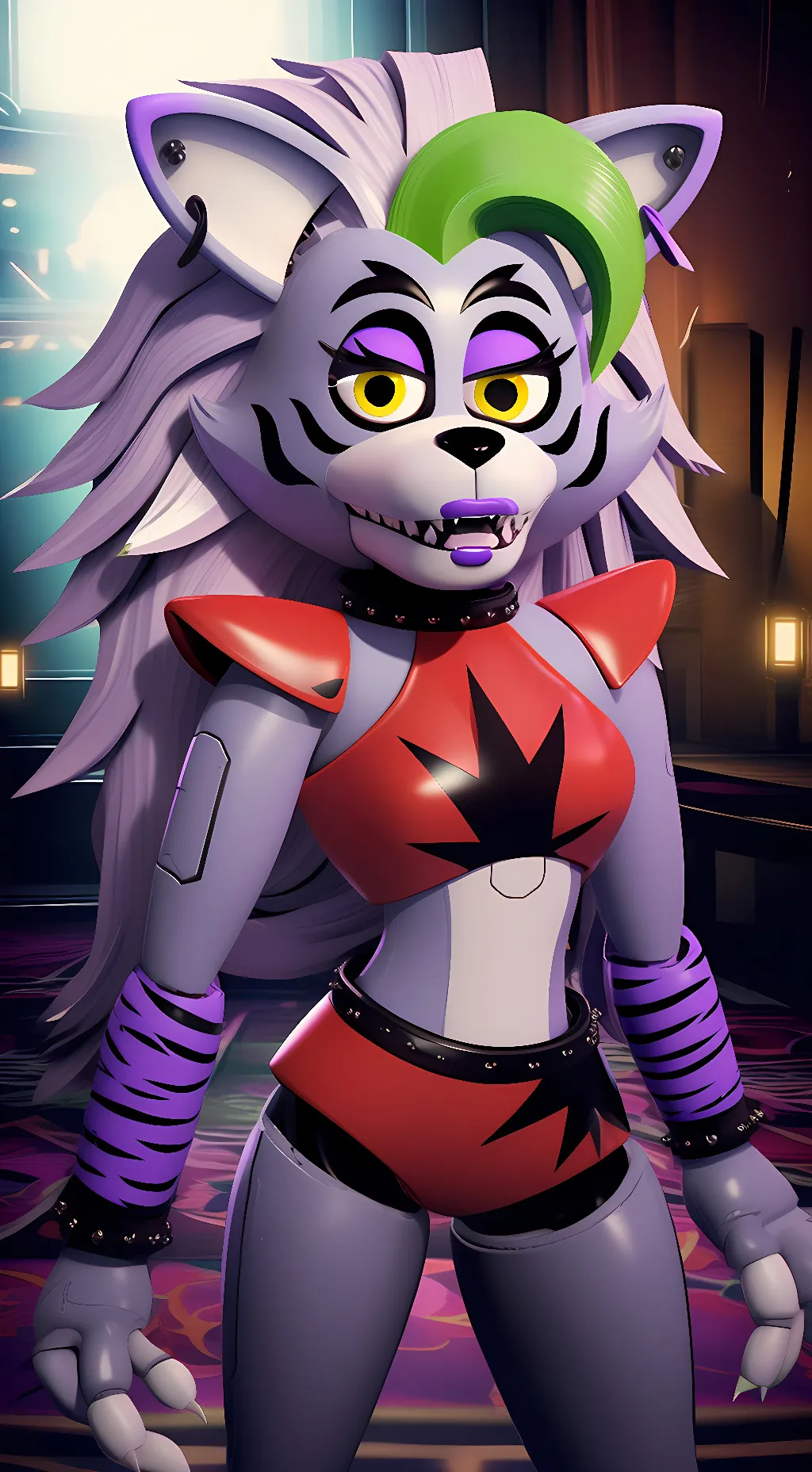 ai character: Roxanne Wolf background
