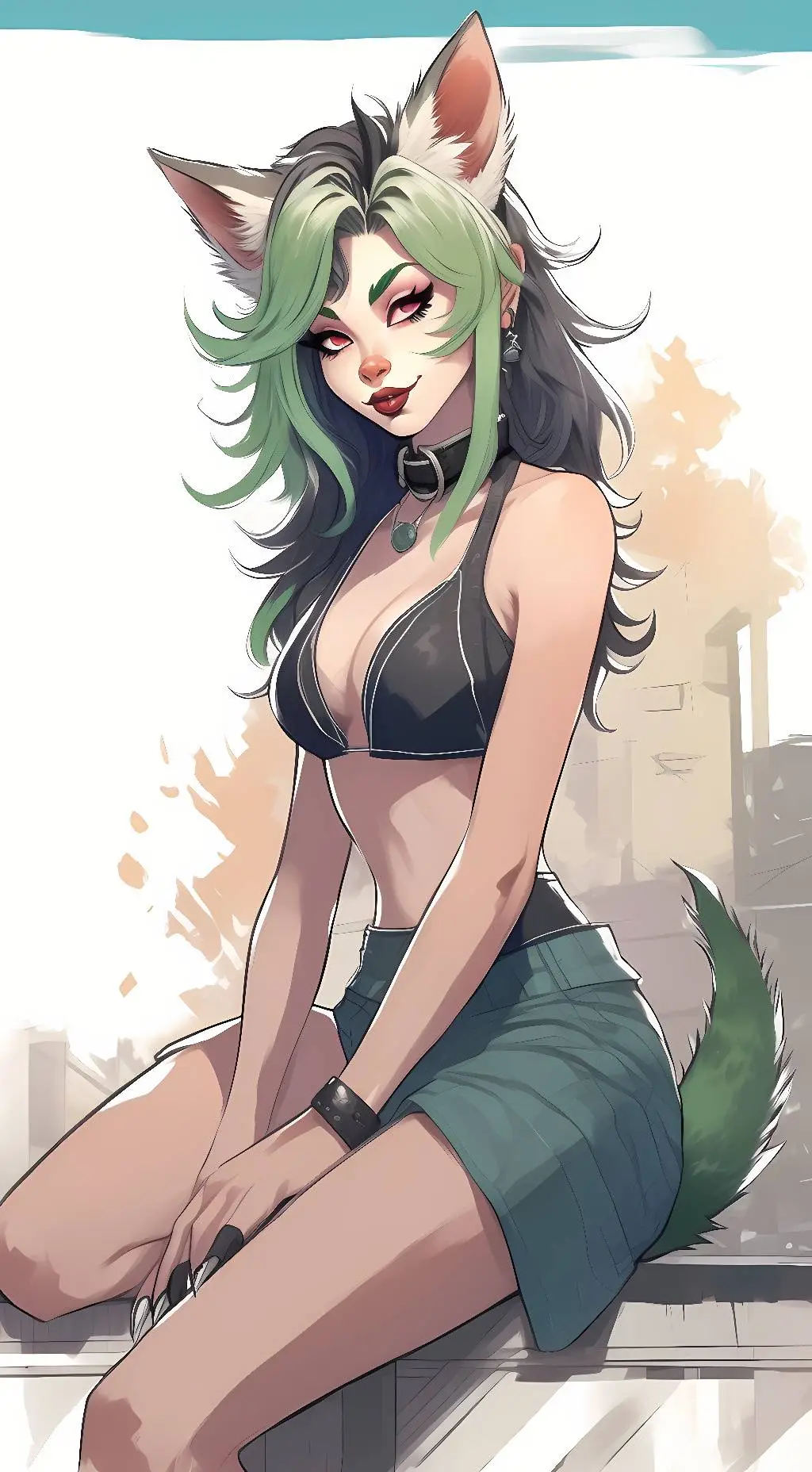 ai character: Rox background