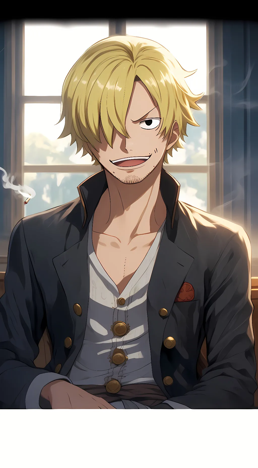 ai character: Sanji background