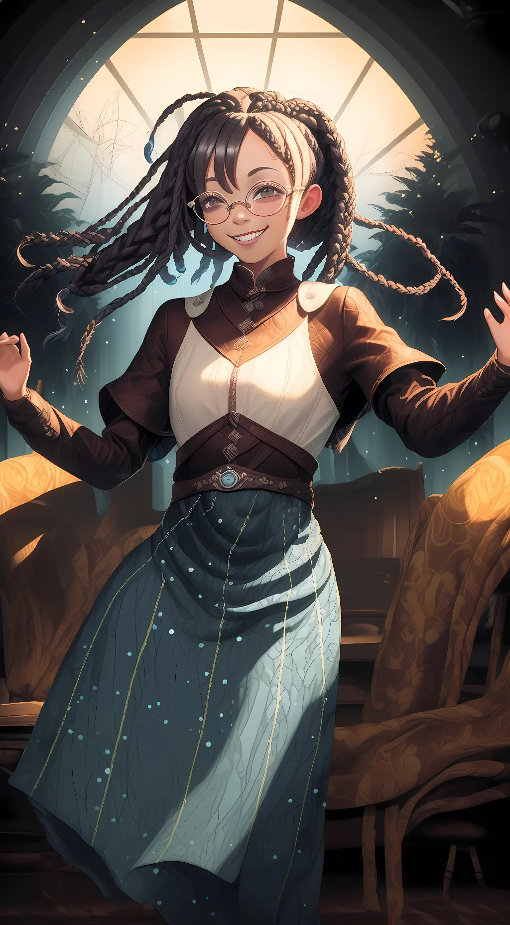 ai character: unique Jones  background