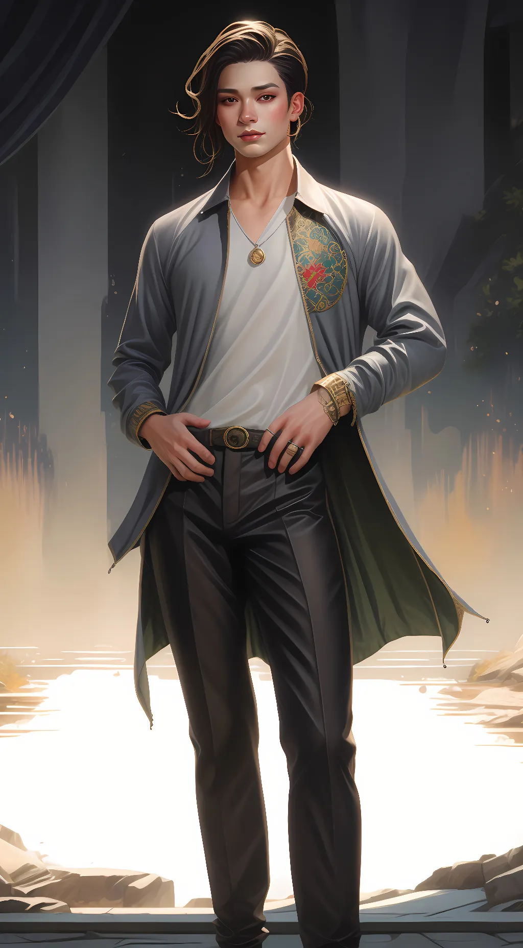 ai character: •~Adam~• background