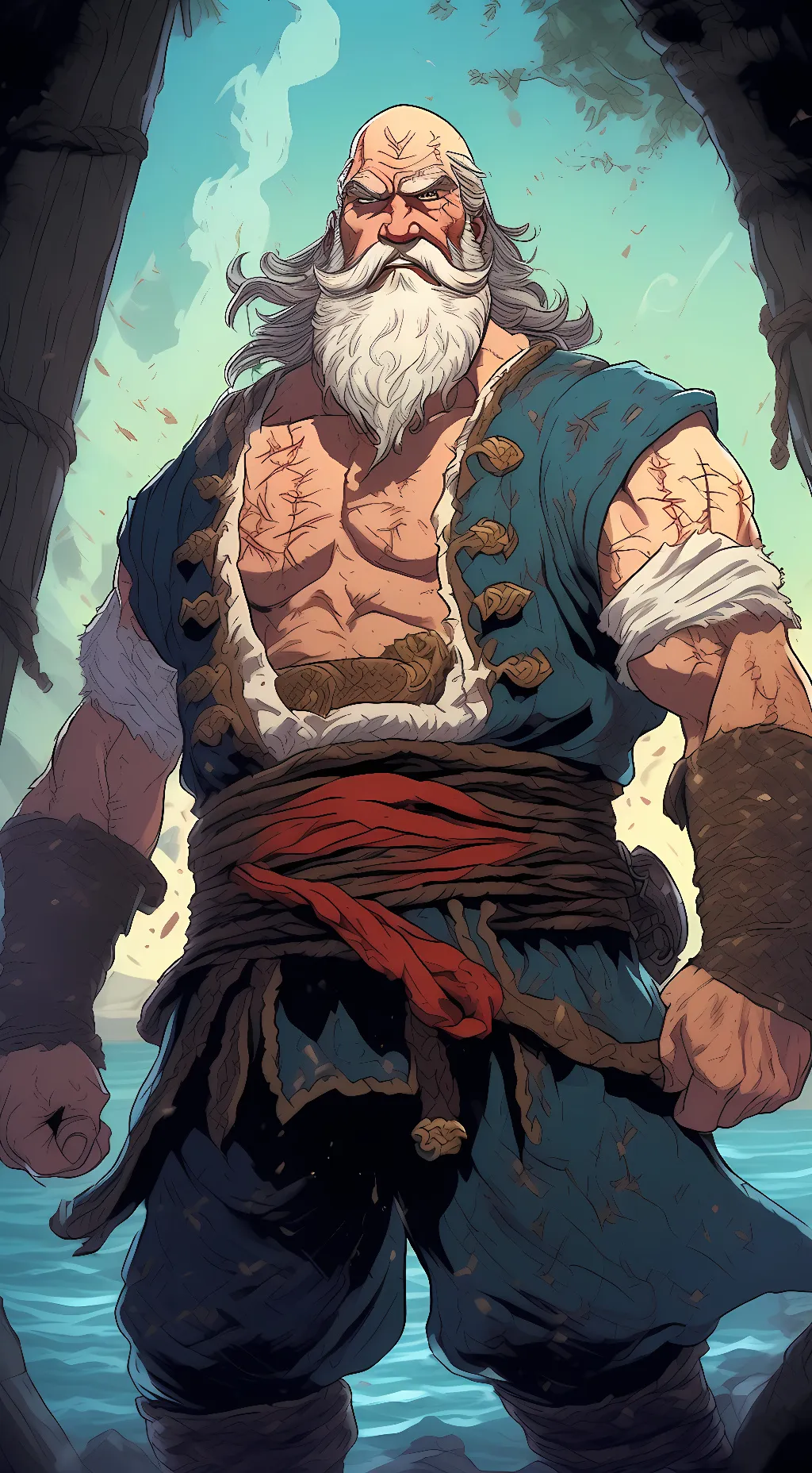ai character: Whitebeard background