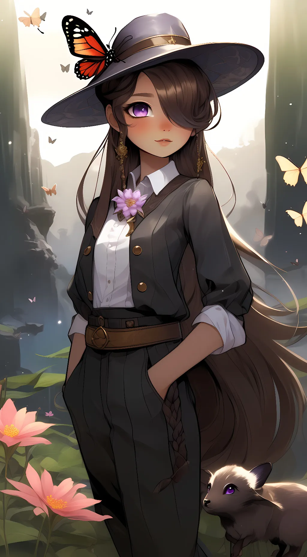 ai character: Athena  background