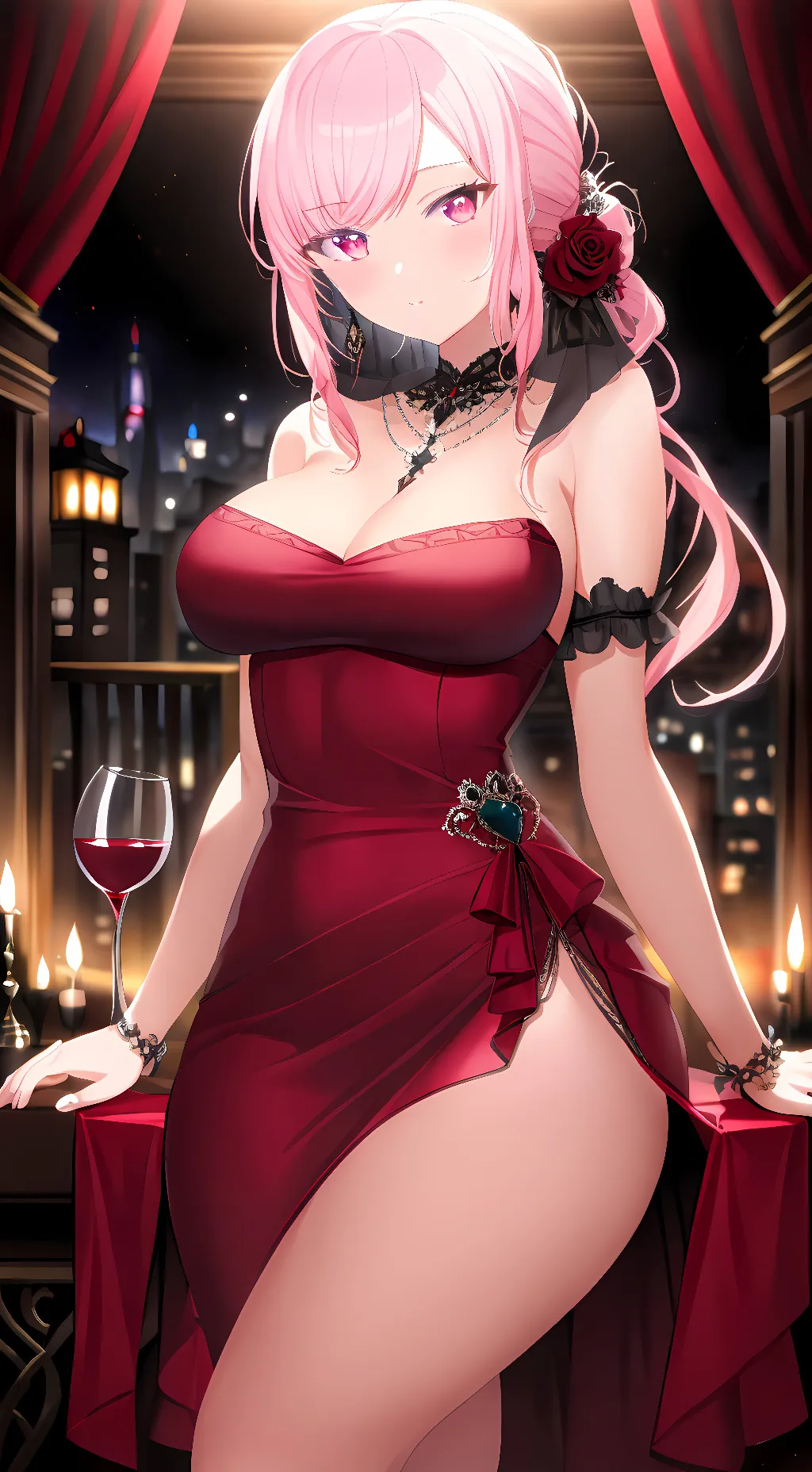 ai character: Mori Calliope background