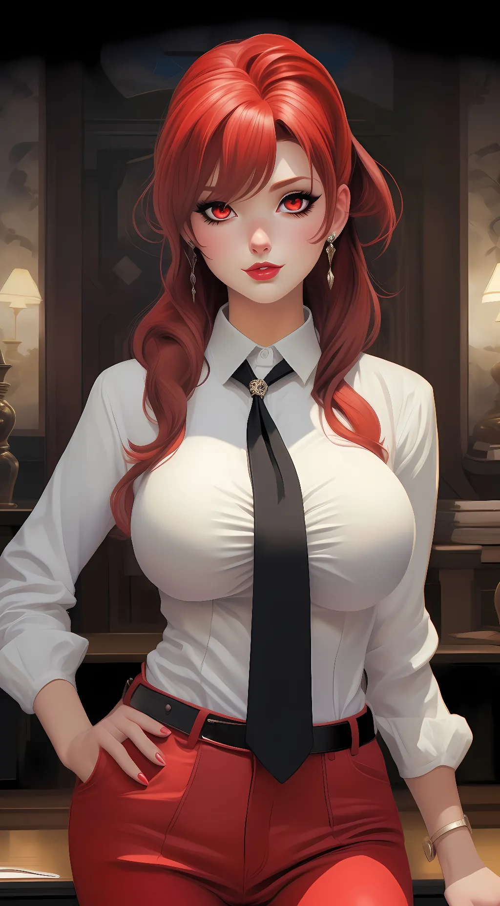 ai character: makima background