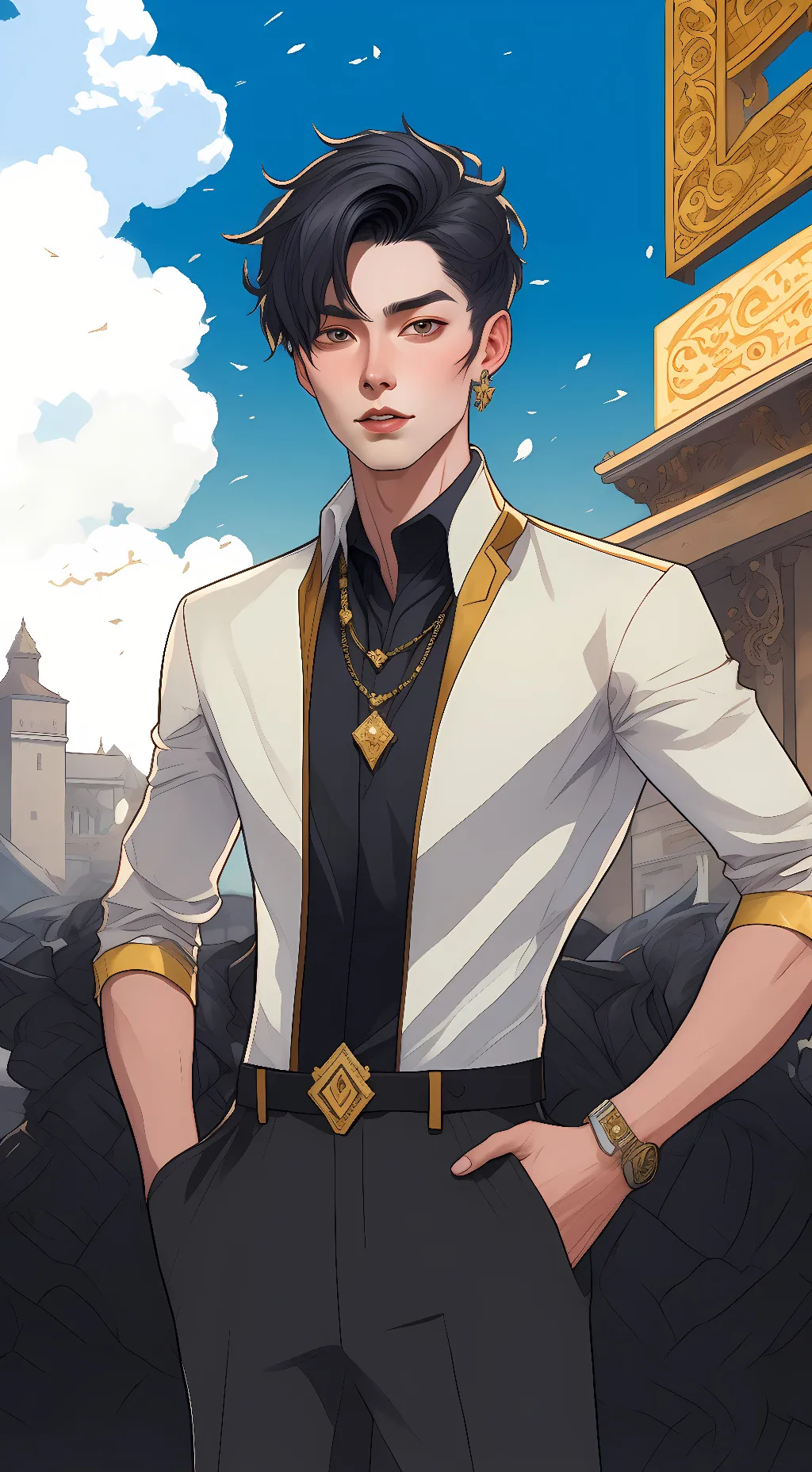 ai character: Nathen background
