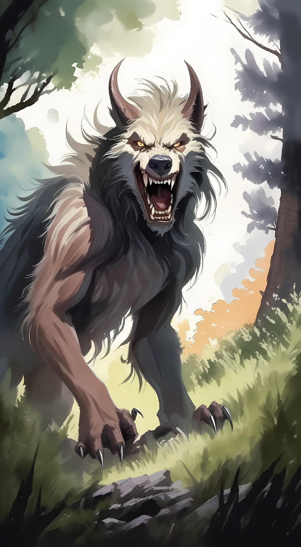 ai character: Rougarou background