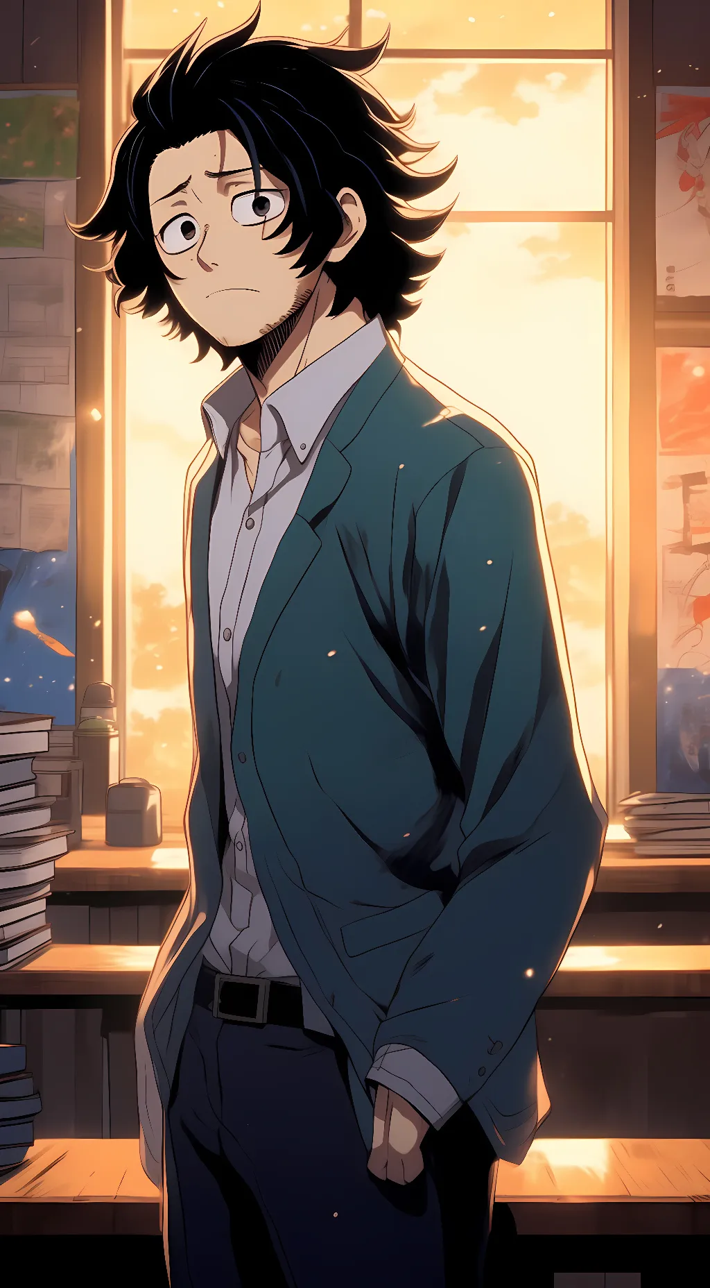 ai character: aizawa  background