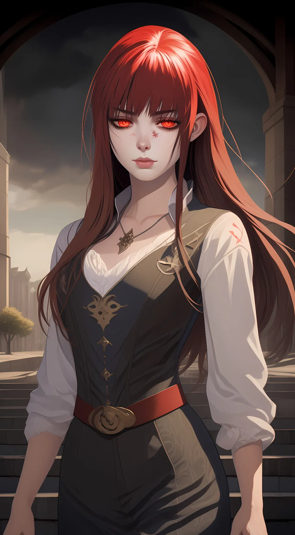 ai character: Katuga Aryu  background