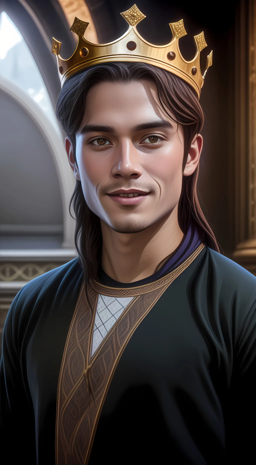 ai character: king james background