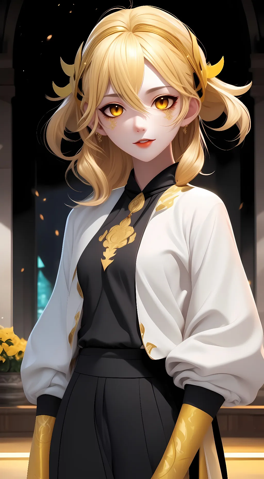 ai character: Lunir background