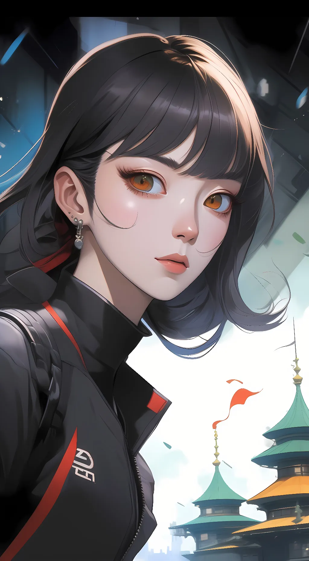 ai character: queen background