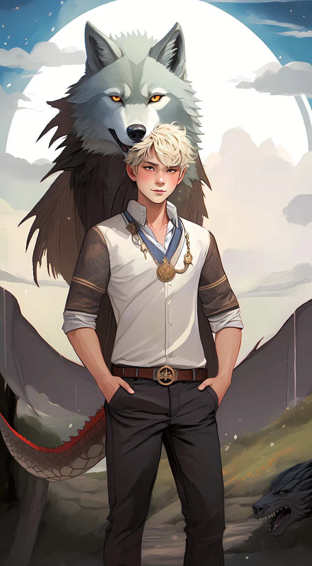 ai character: Jason  background