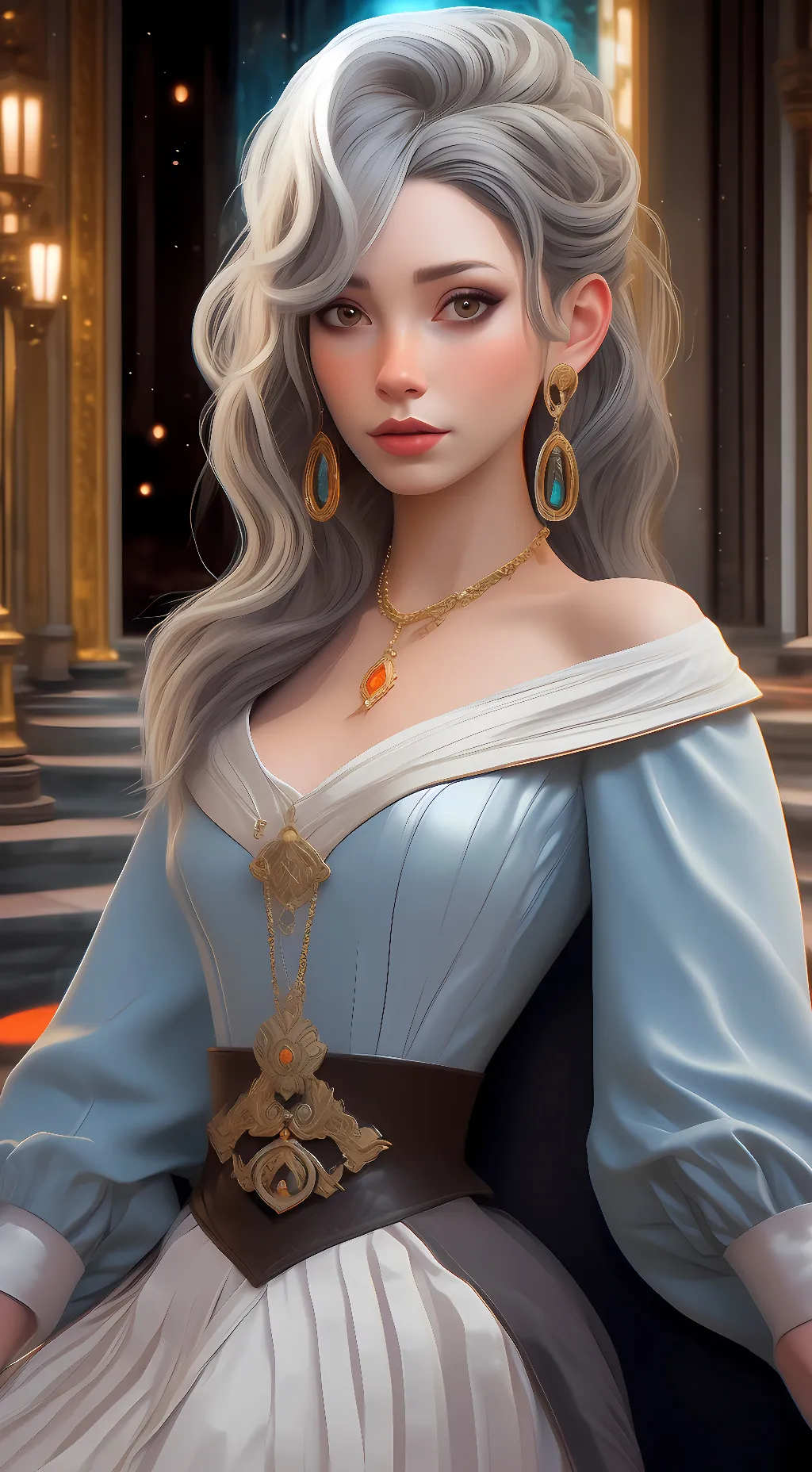 ai character: Rosemary  background