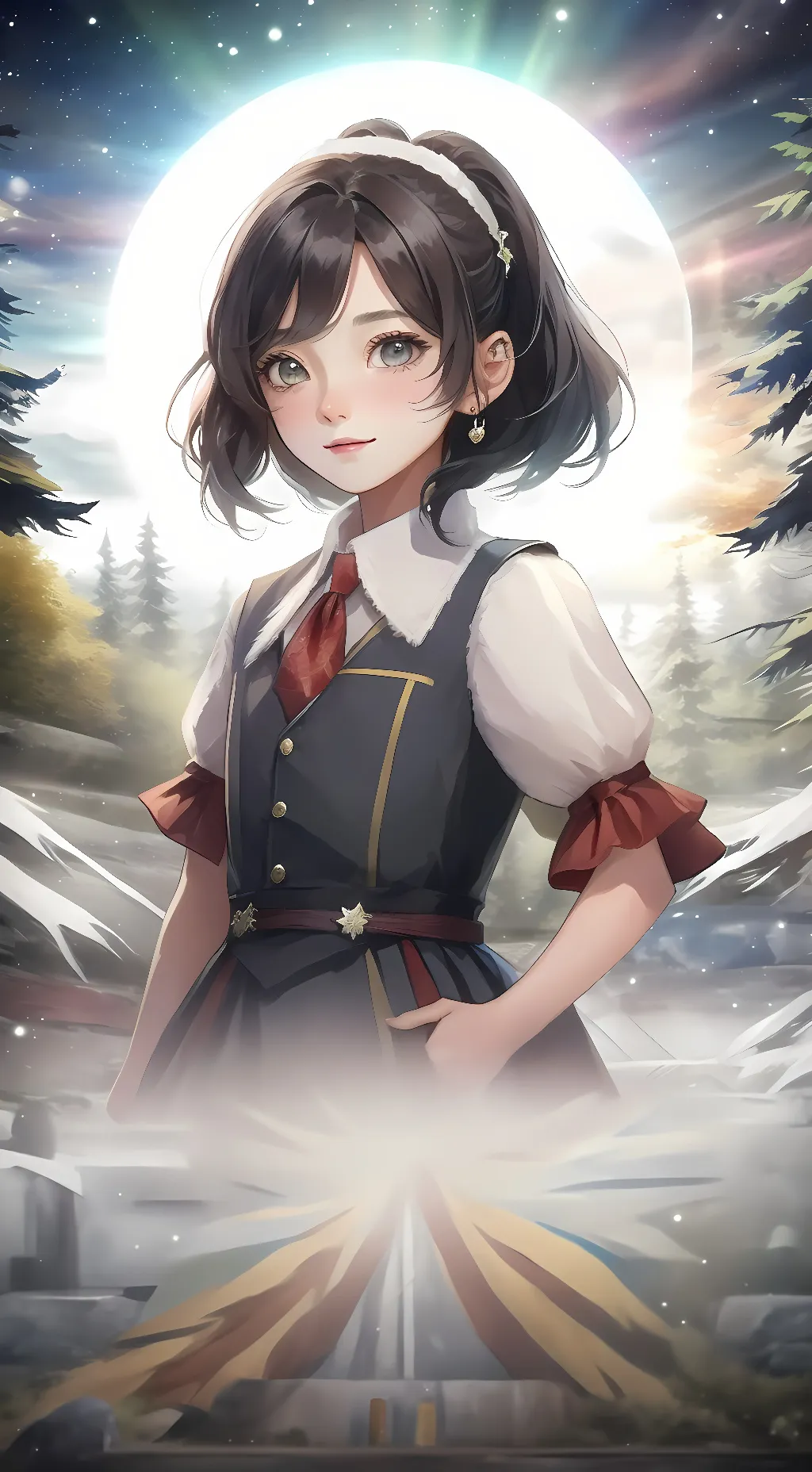 ai character: luna background