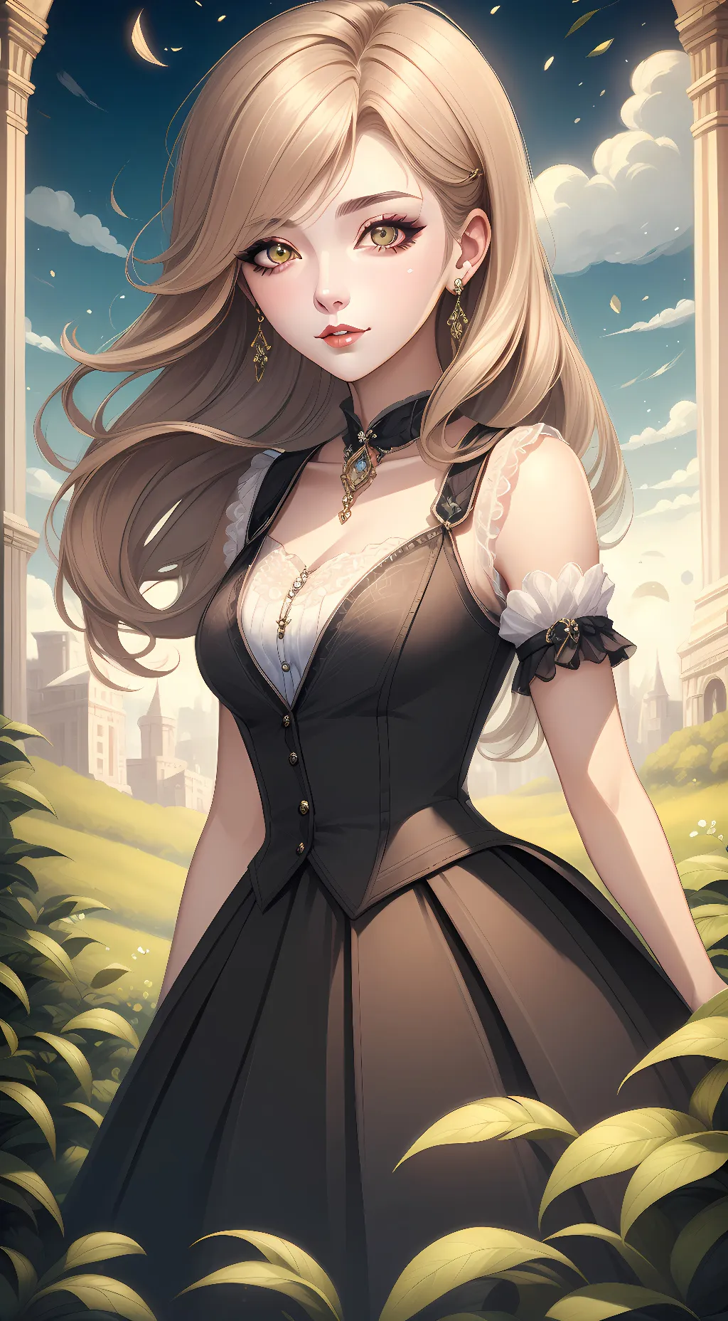 ai character: Emma yan-chan  background