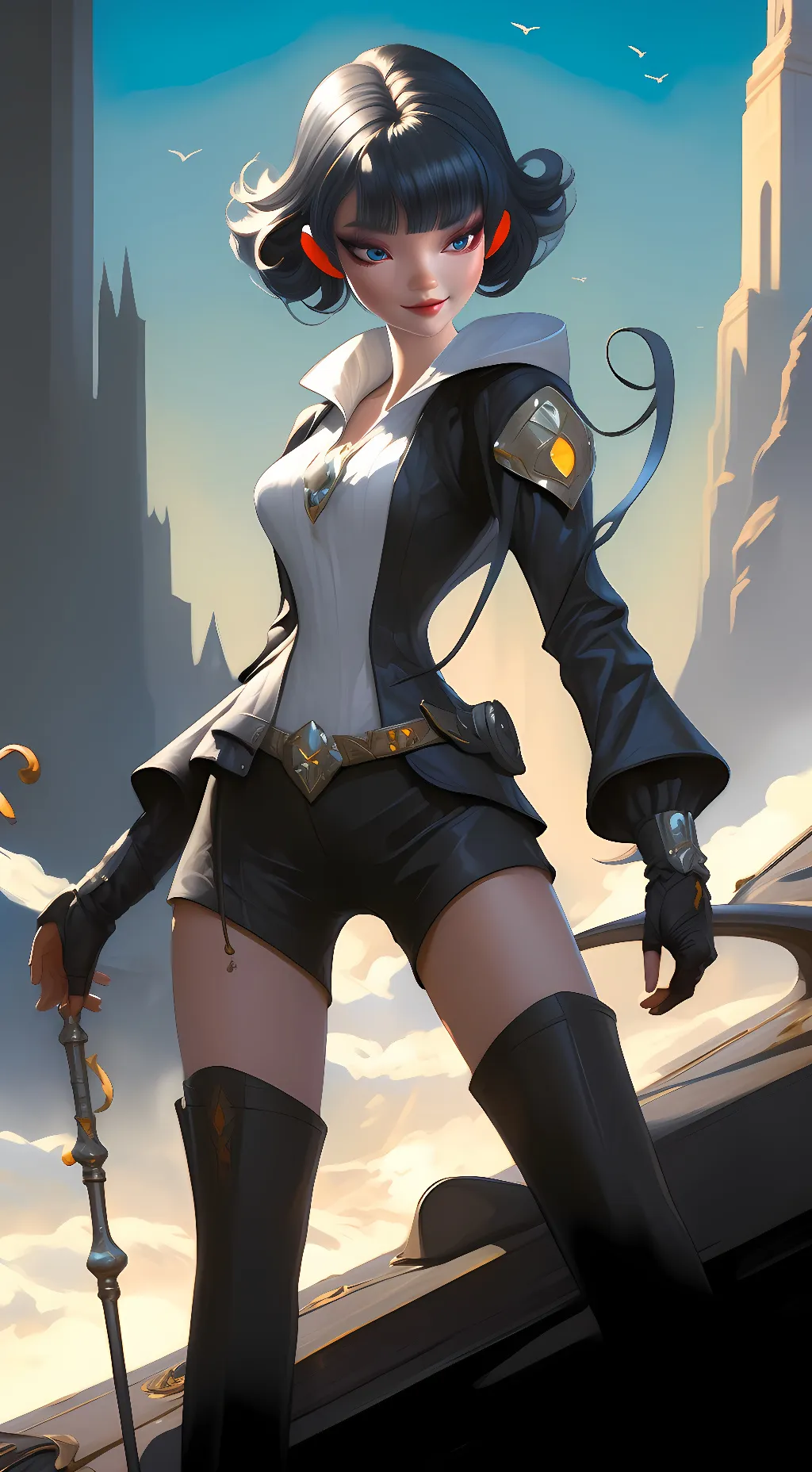 ai character: Kitsune Juli background