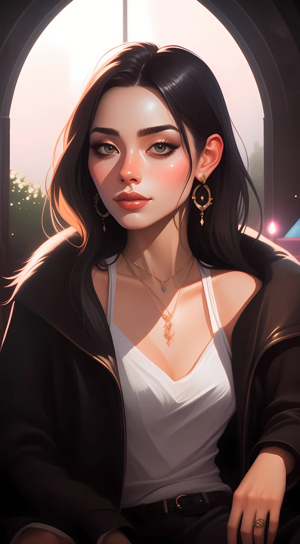 ai character: Emmalia  background