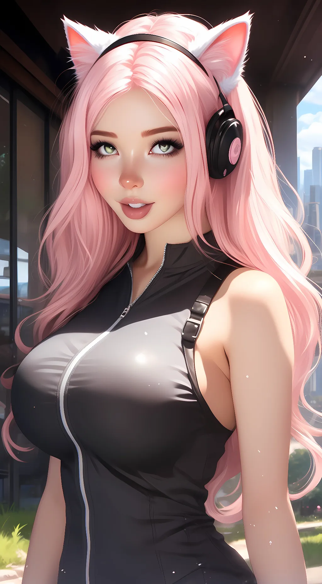 ai character: kawaichan background