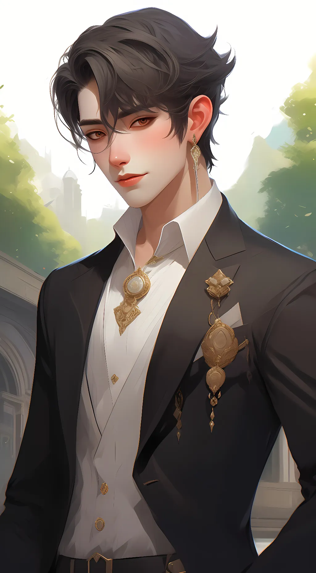 ai character: Max background
