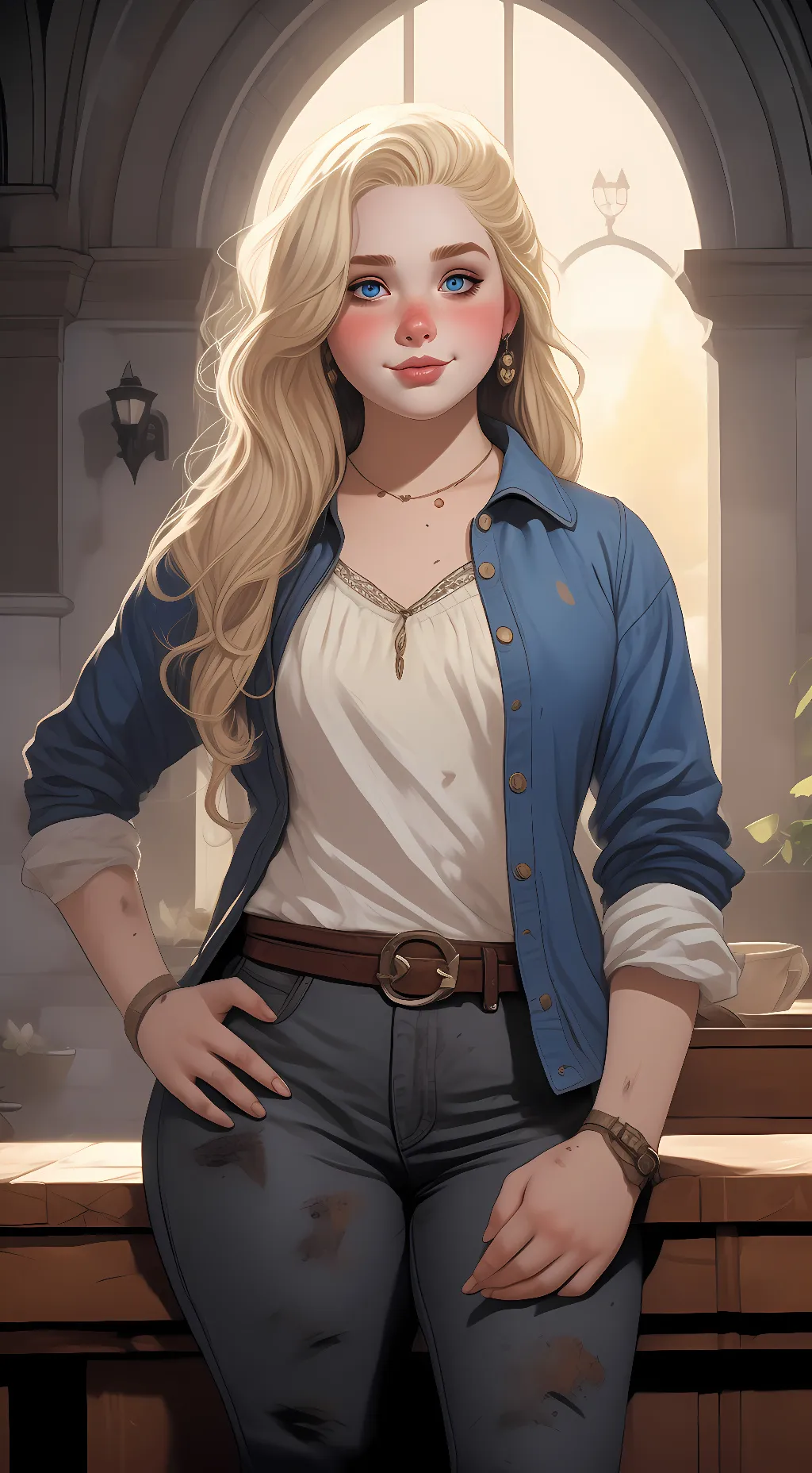 ai character: Grace background