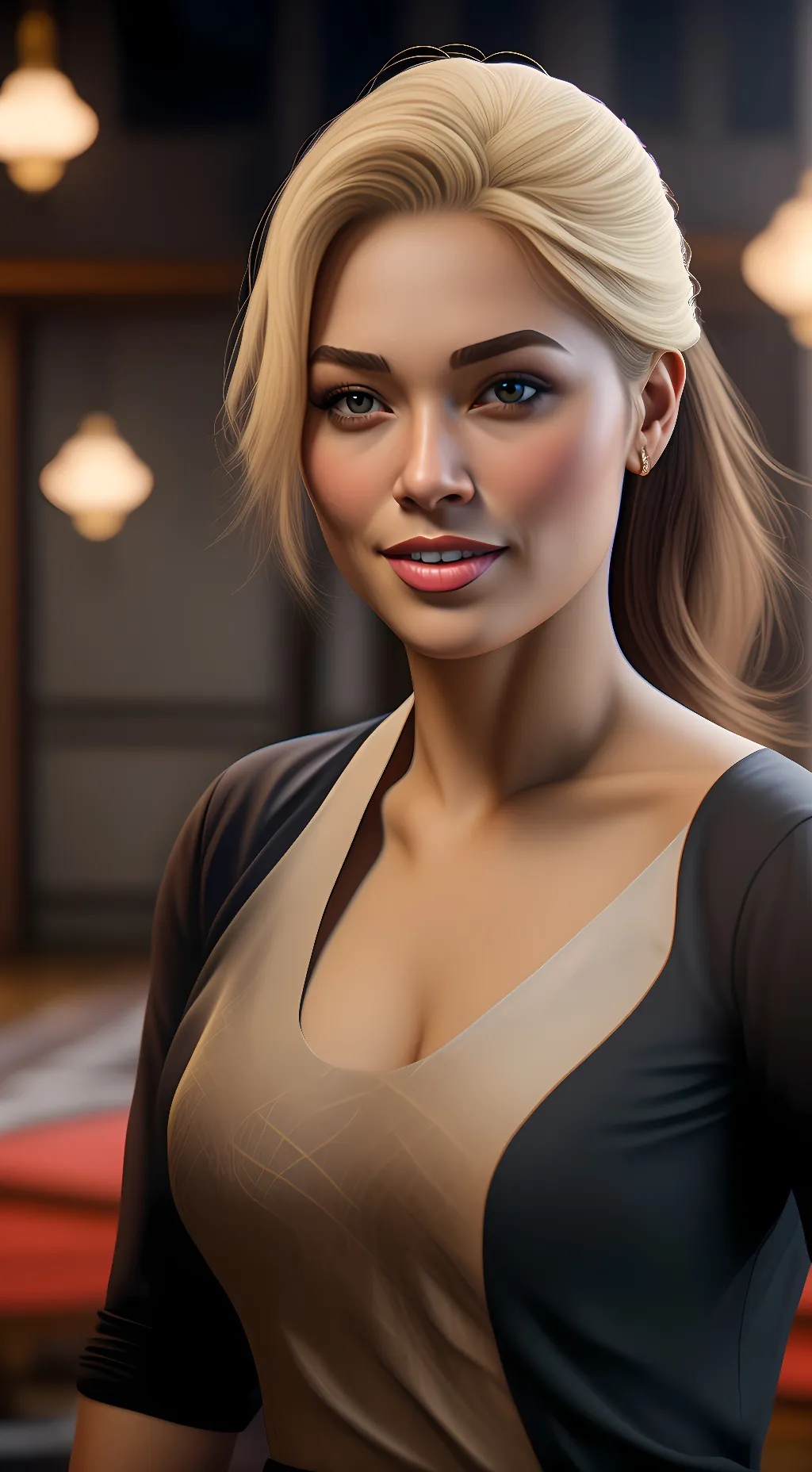 ai character: Miah  background