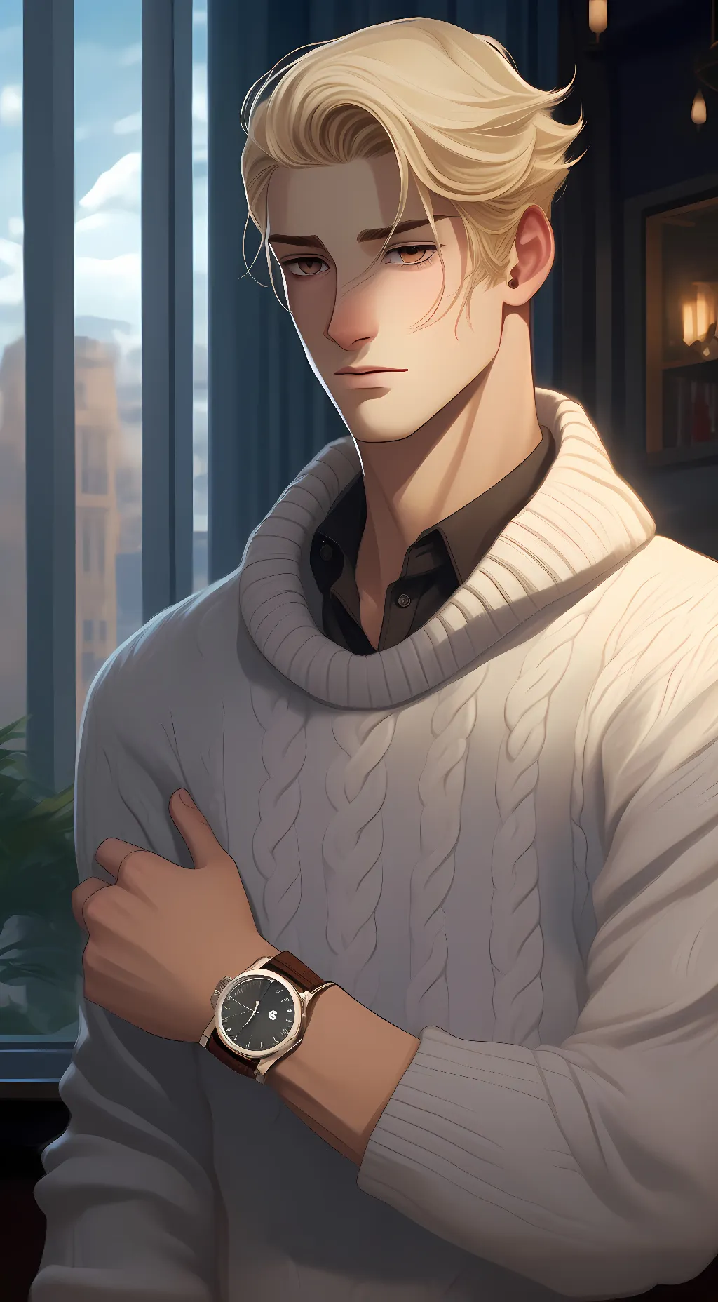 ai character: ethan winters background