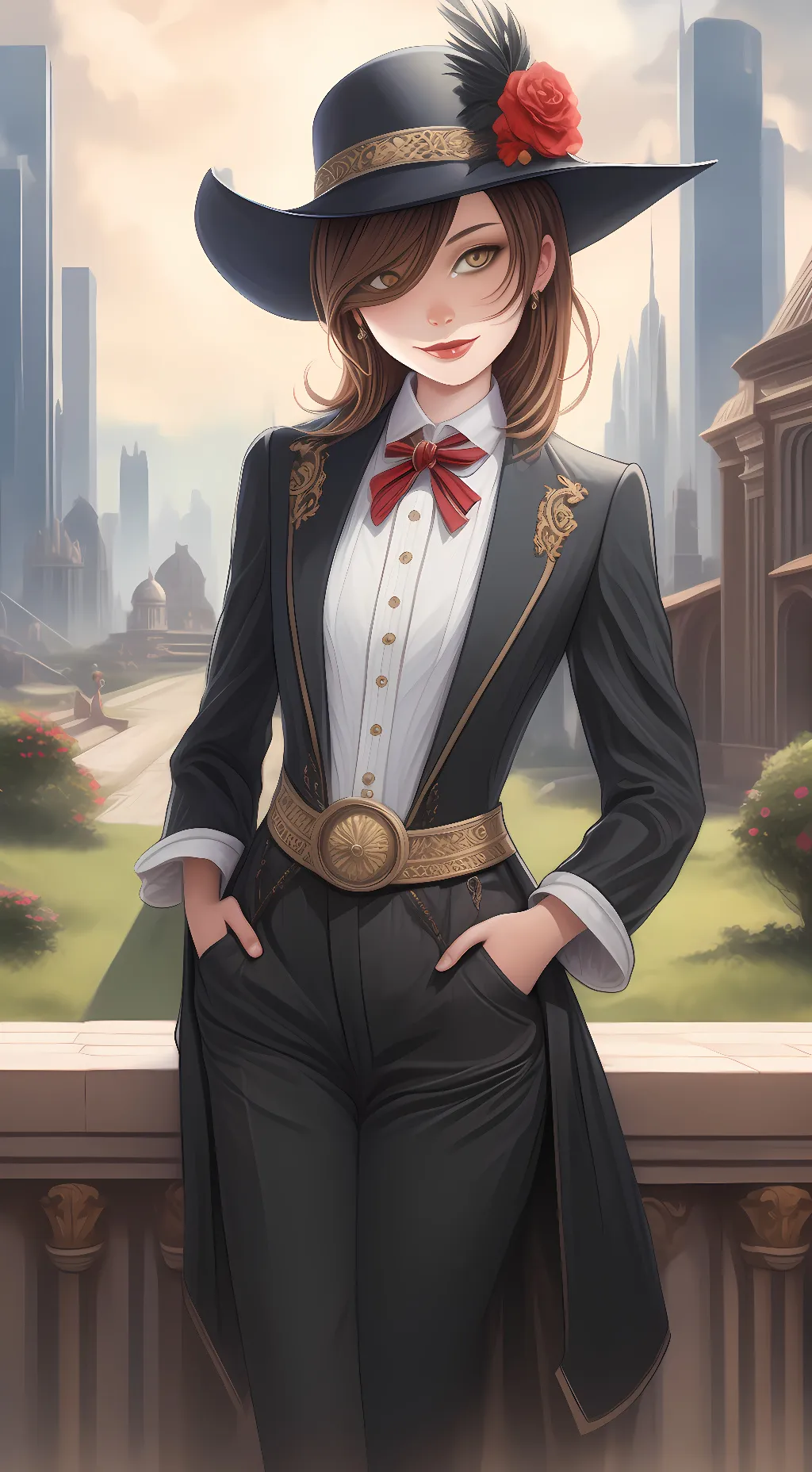 ai character: emma background