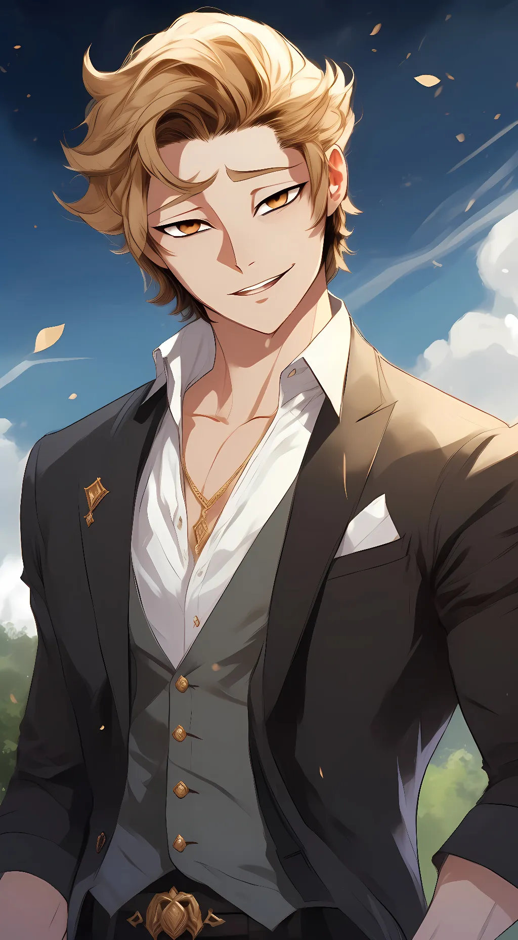 ai character: Nich background