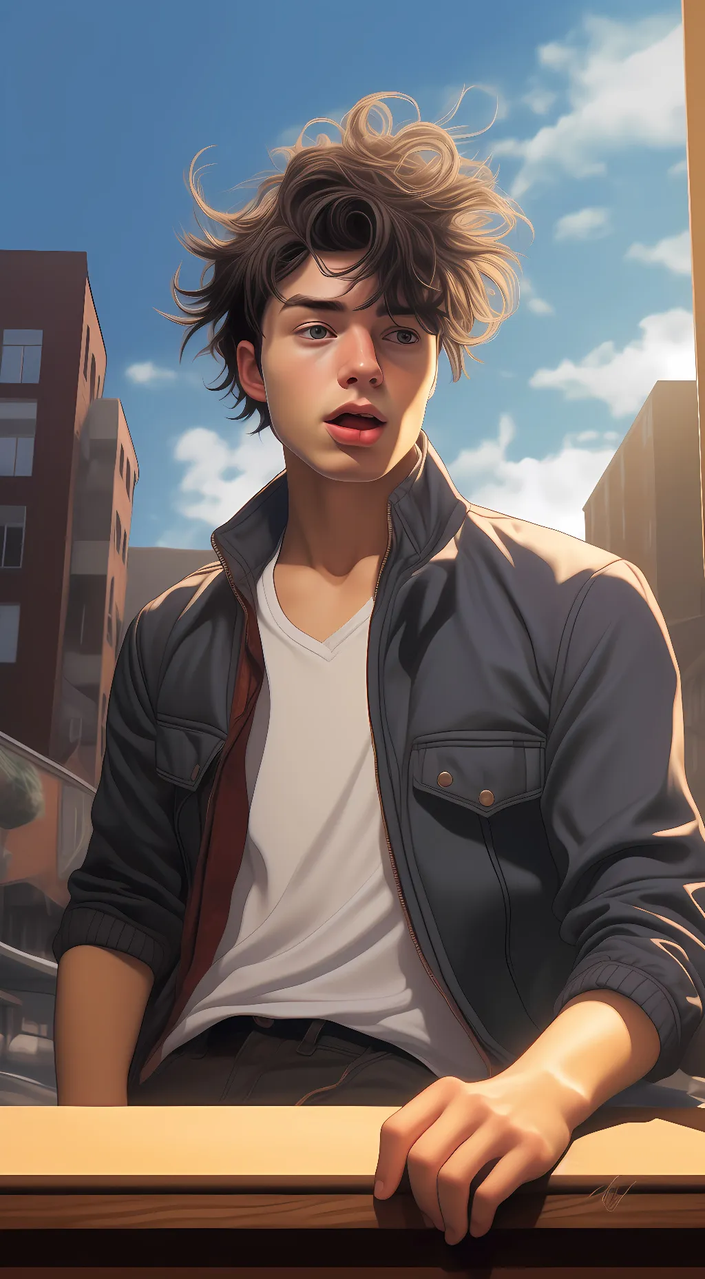 ai character: Alex background