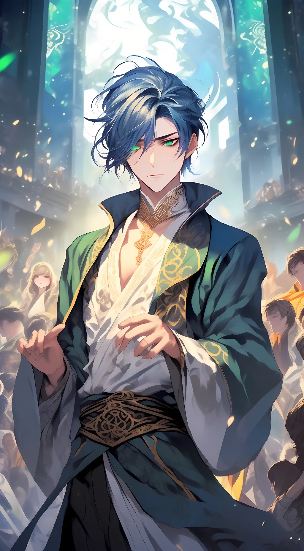 ai character: Oliver Blackwood background