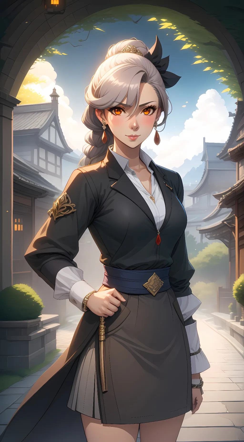 ai character: Vassi Lana Newbarr background