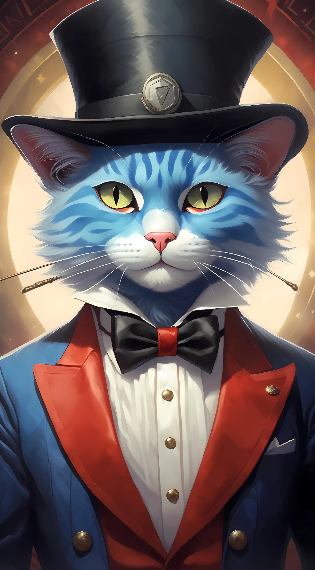 ai character: meowgle background