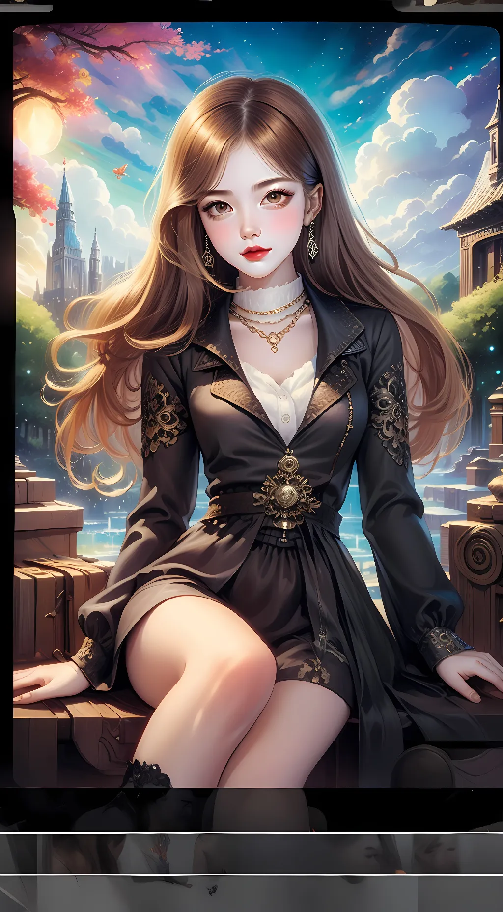 ai character: your bestie.  background