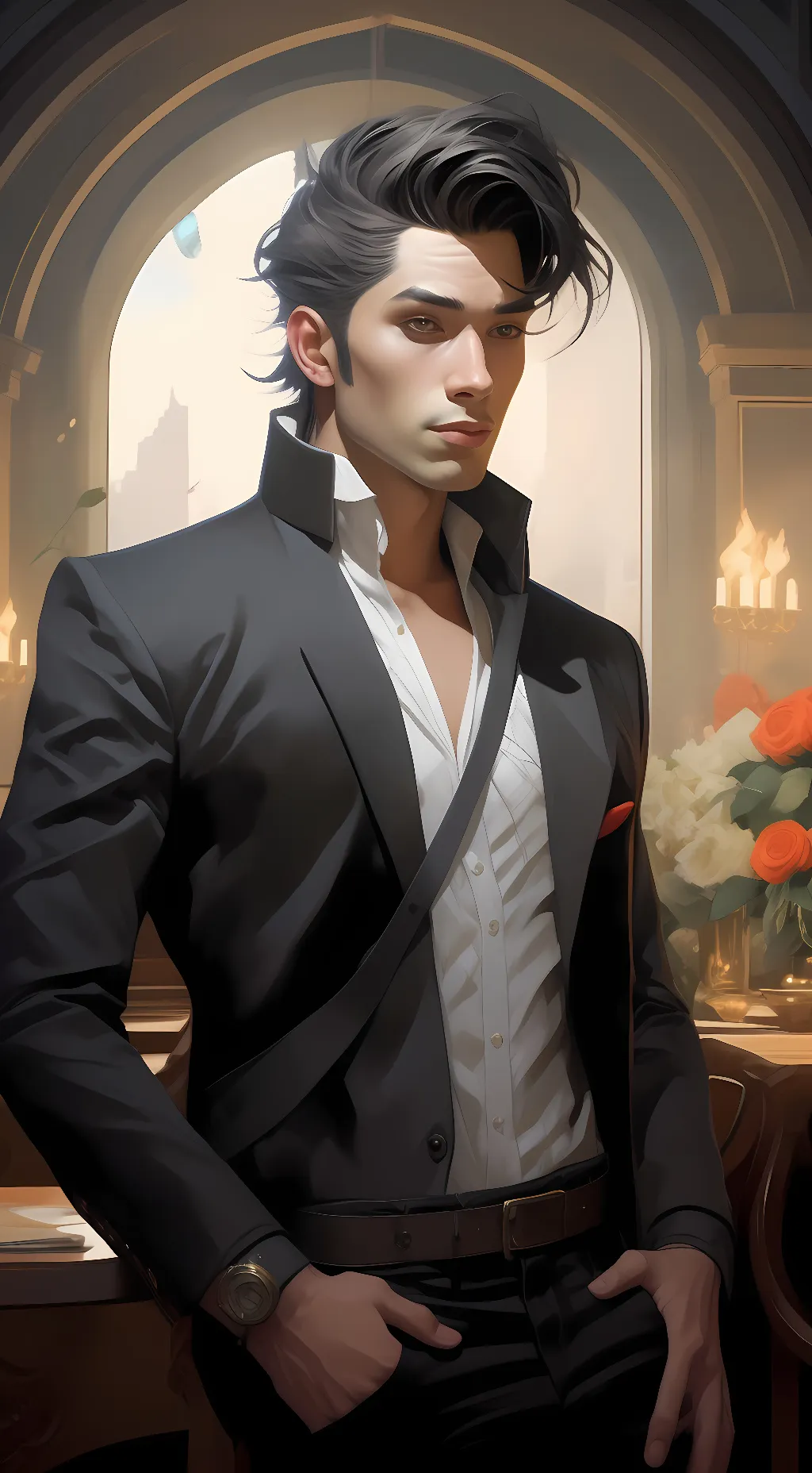 ai character: dj background