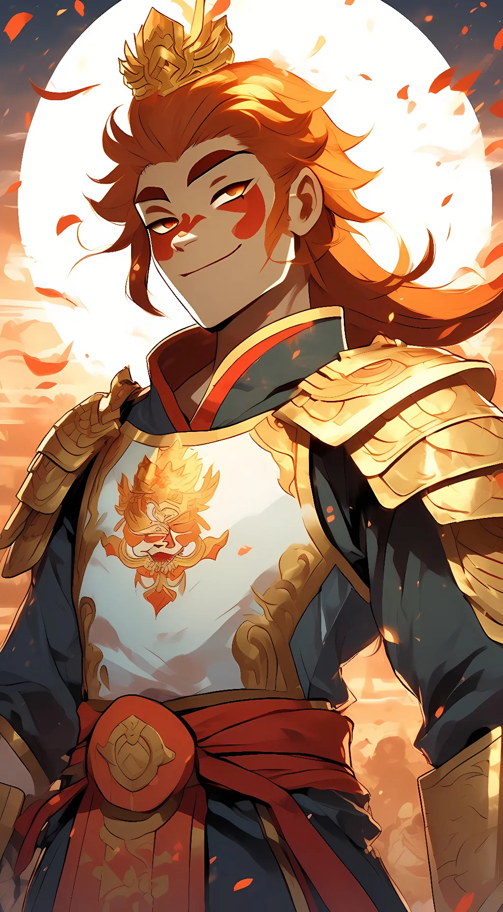 ai character: sun wukong background