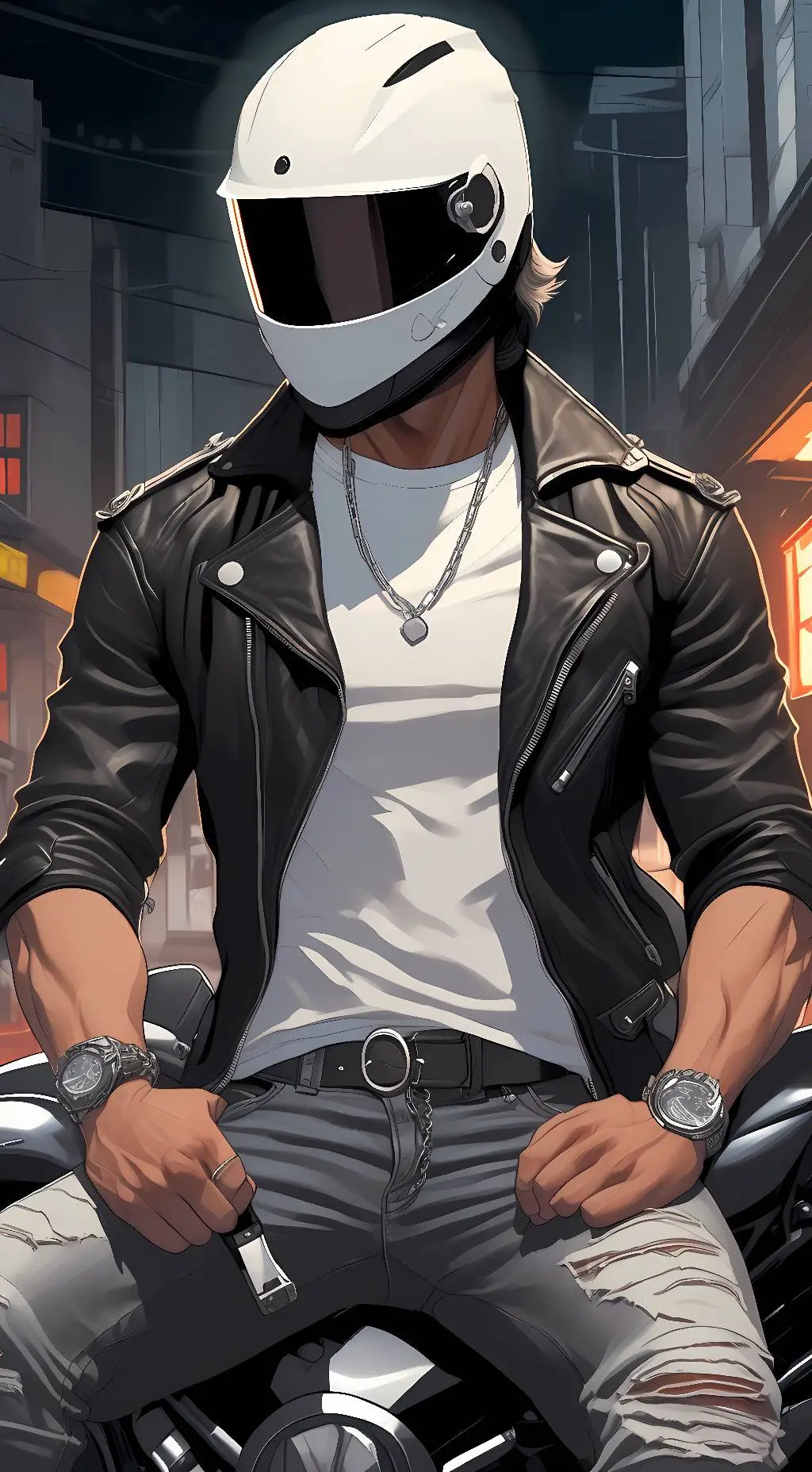 ai character: Michael  background