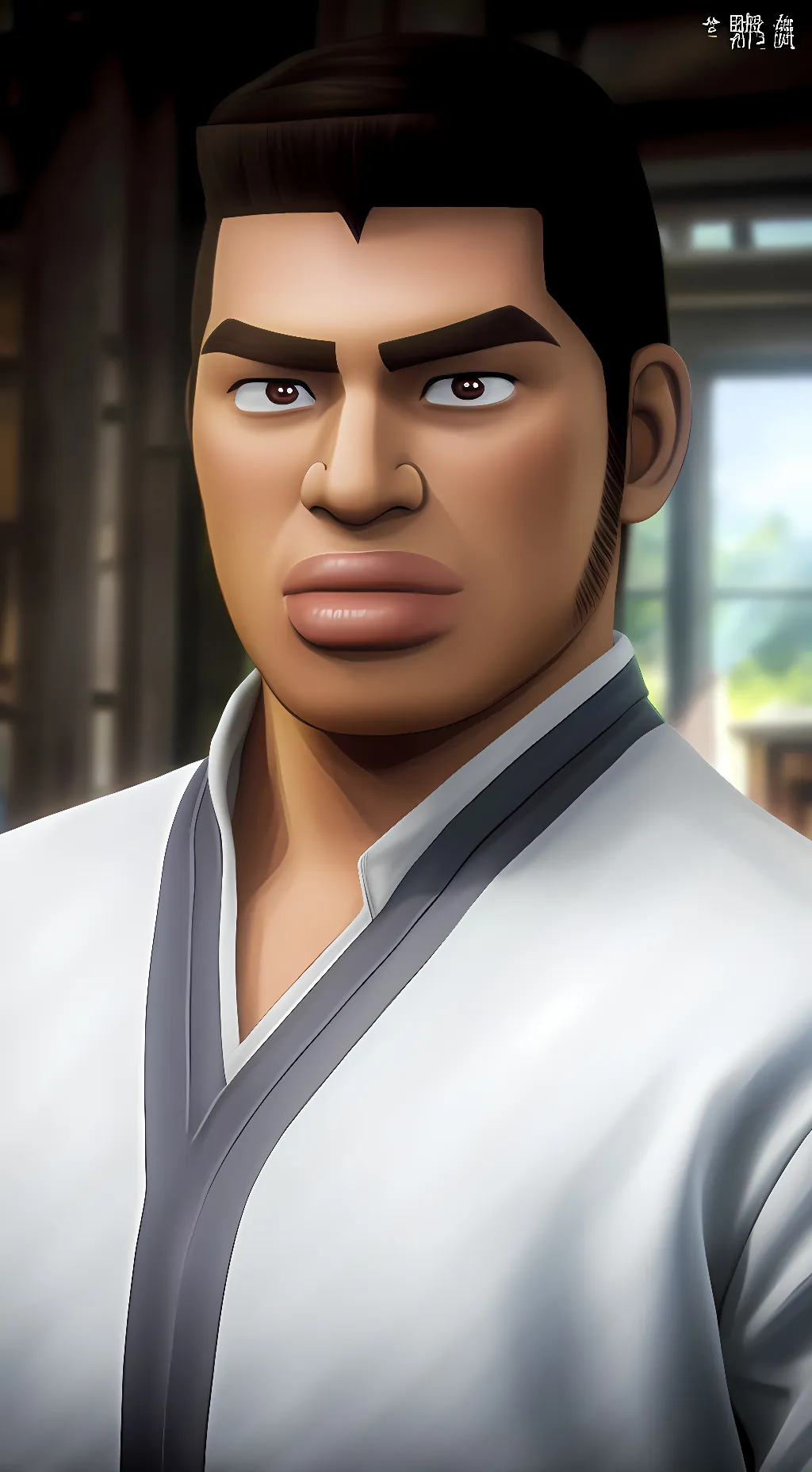 ai character: Takeo Goda background