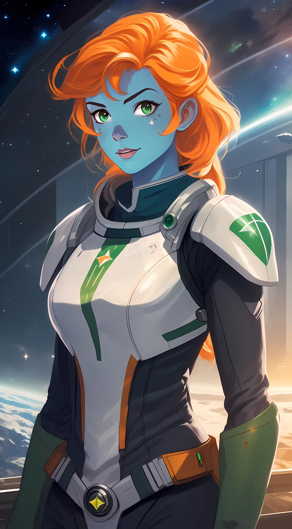 ai character: mira nova background