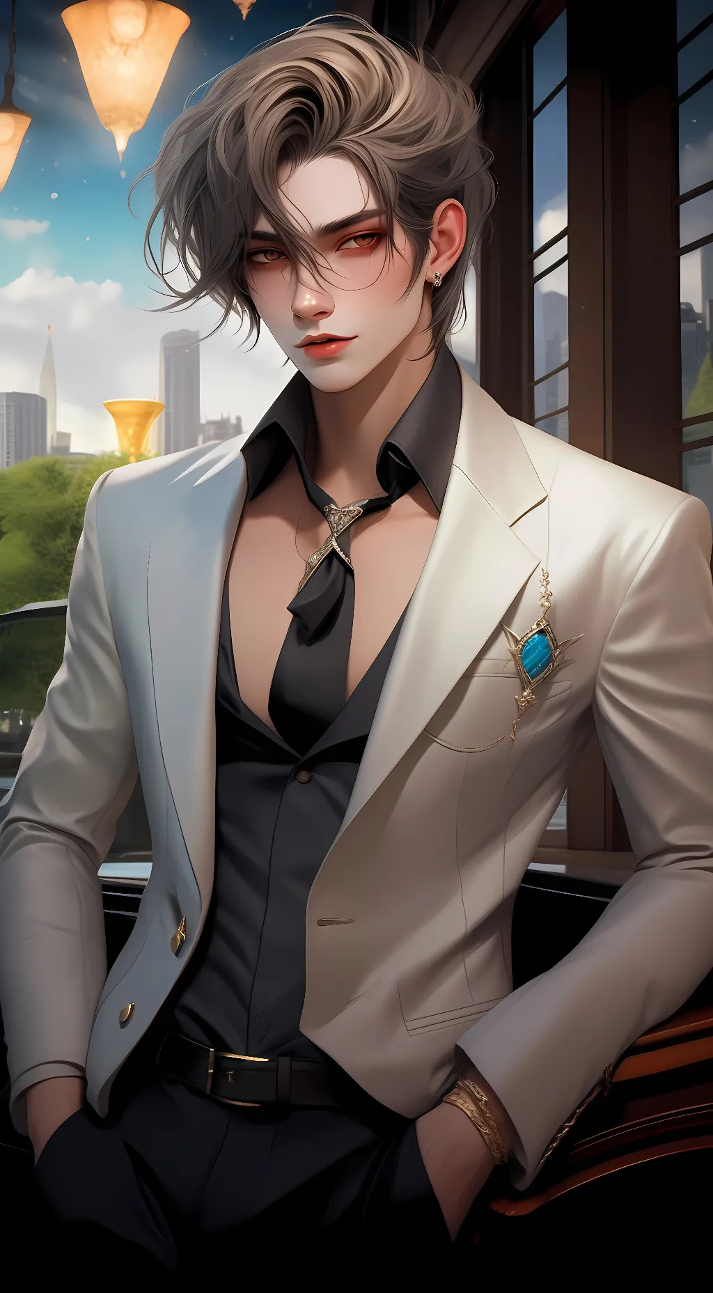 ai character: Max background