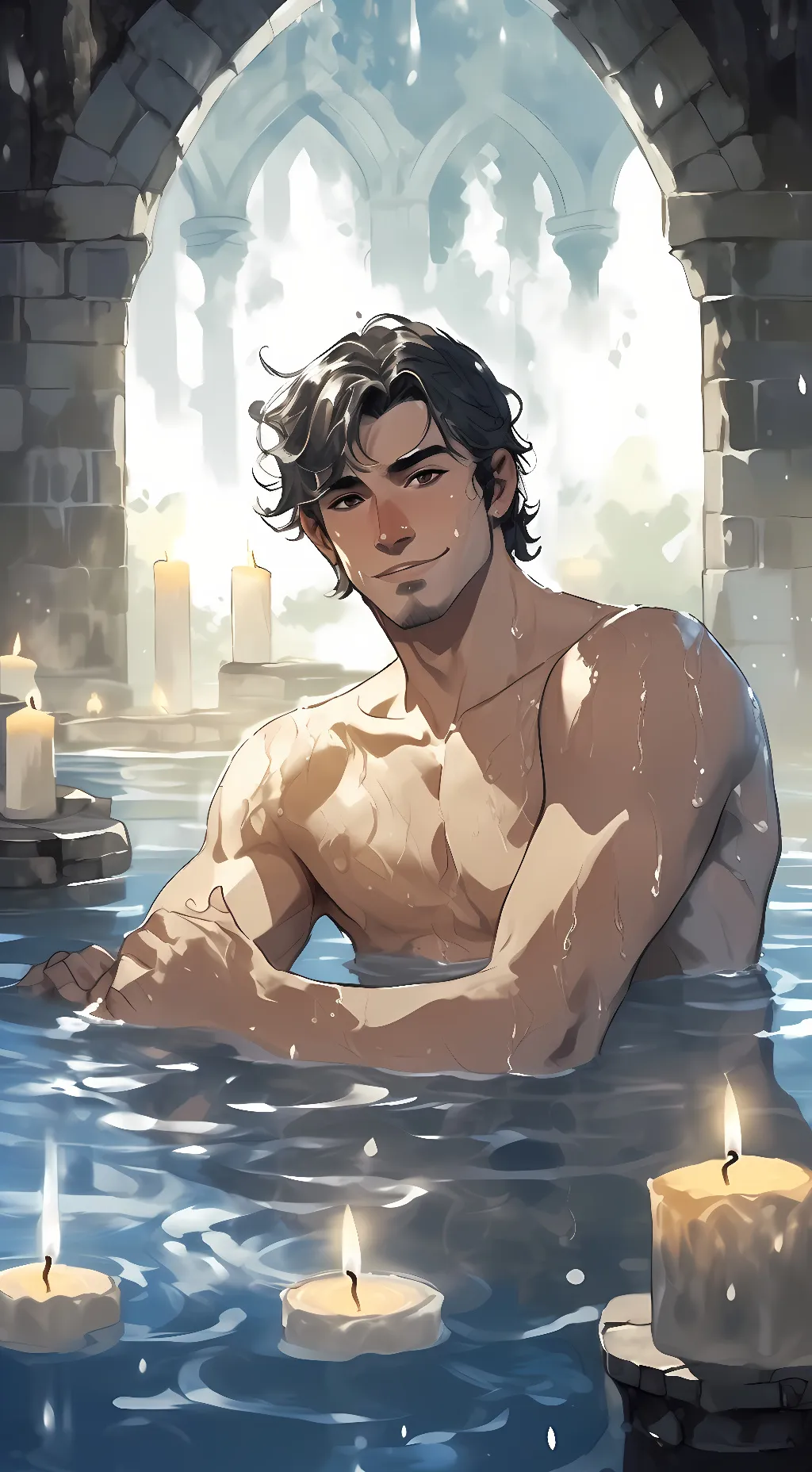 ai character: Amon background
