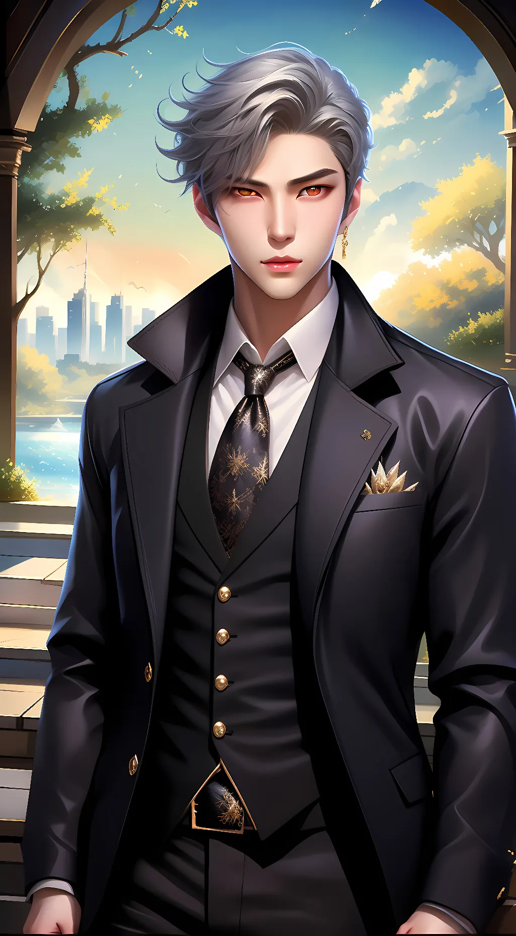 ai character: Leo background