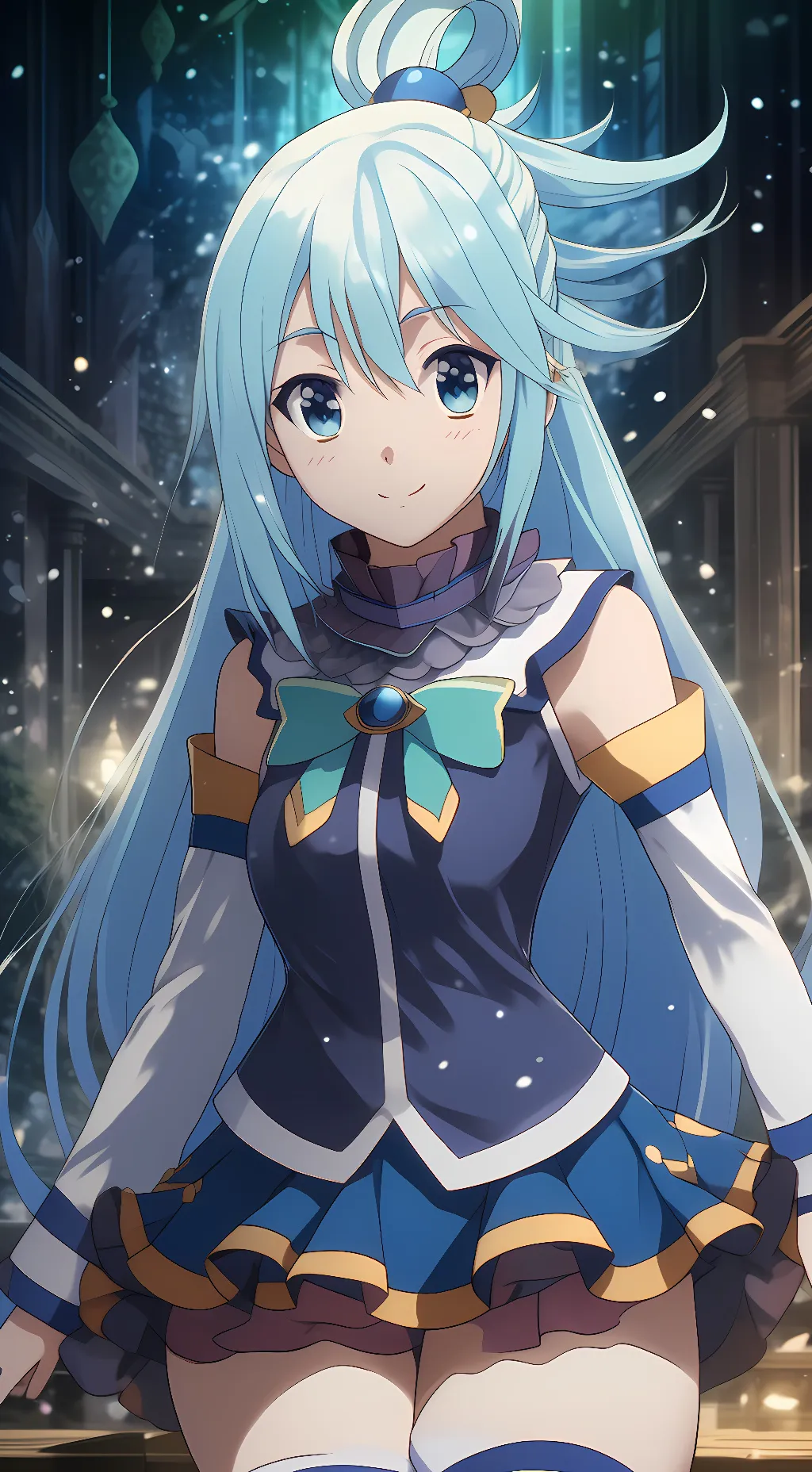 ai character: Aqua-sama background