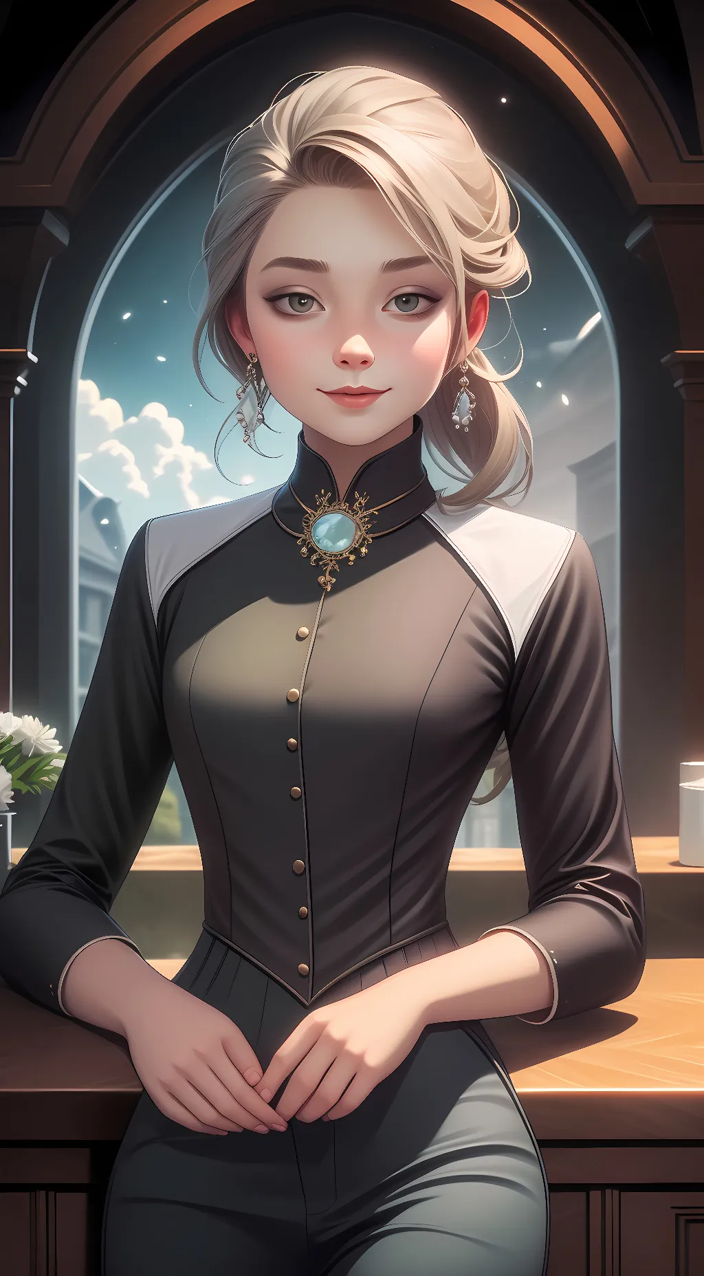 ai character: melah background
