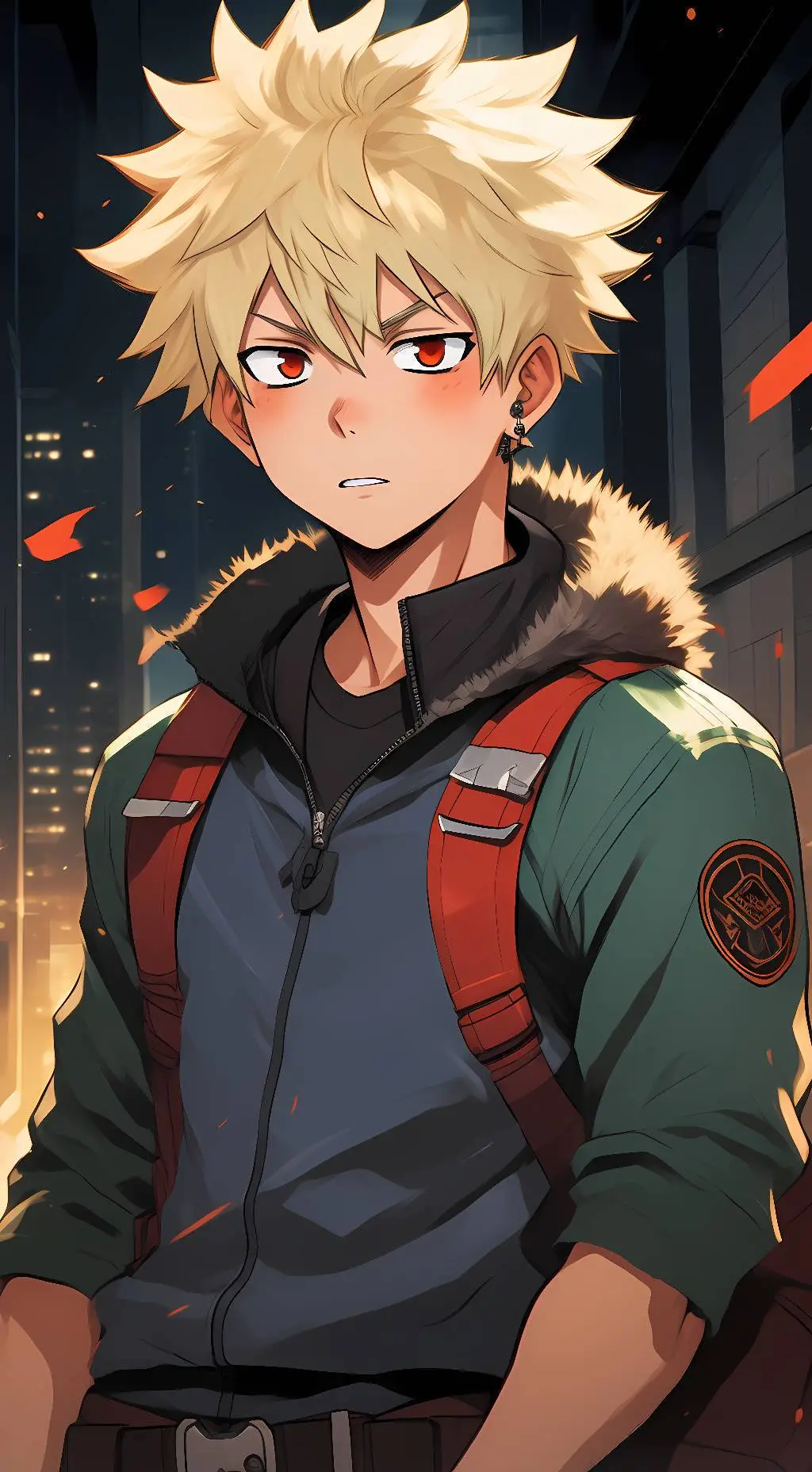 ai character: ◇Katsuki Bakugo◇ background